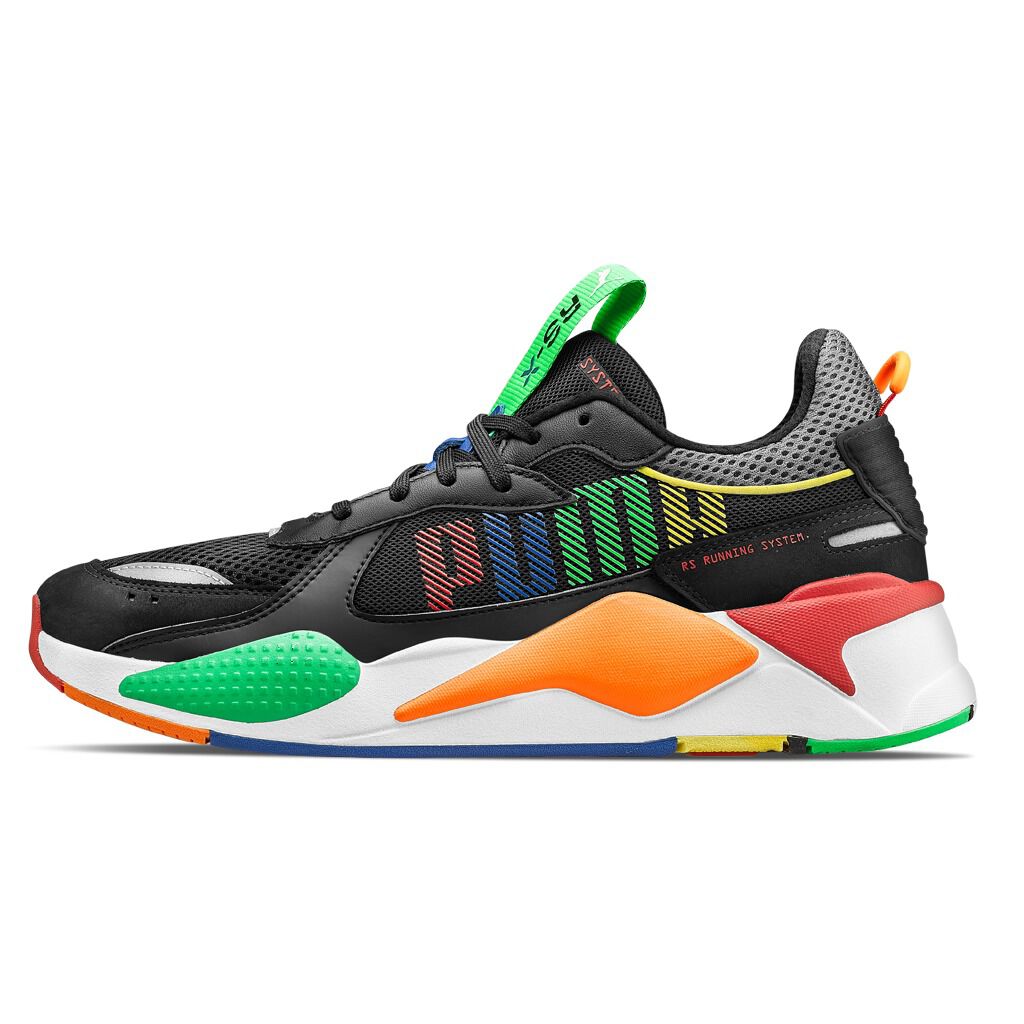 PUMA RS X BOLD nere bianche verdi gialle rosse e blu AW LAB