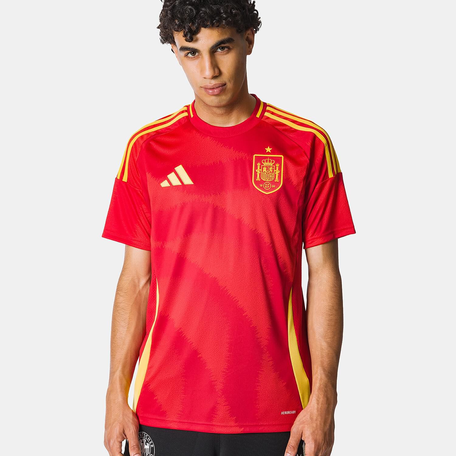 Maglia adidas rossa discount