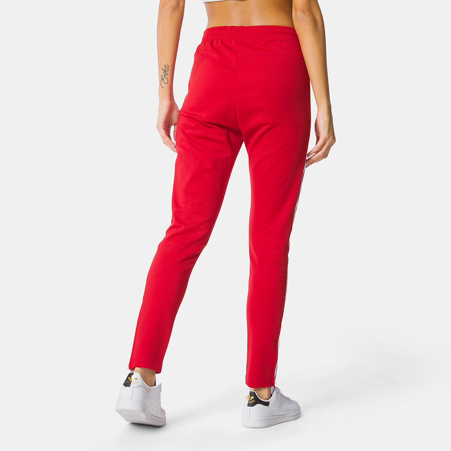 Pantaloni rossi top adidas donna