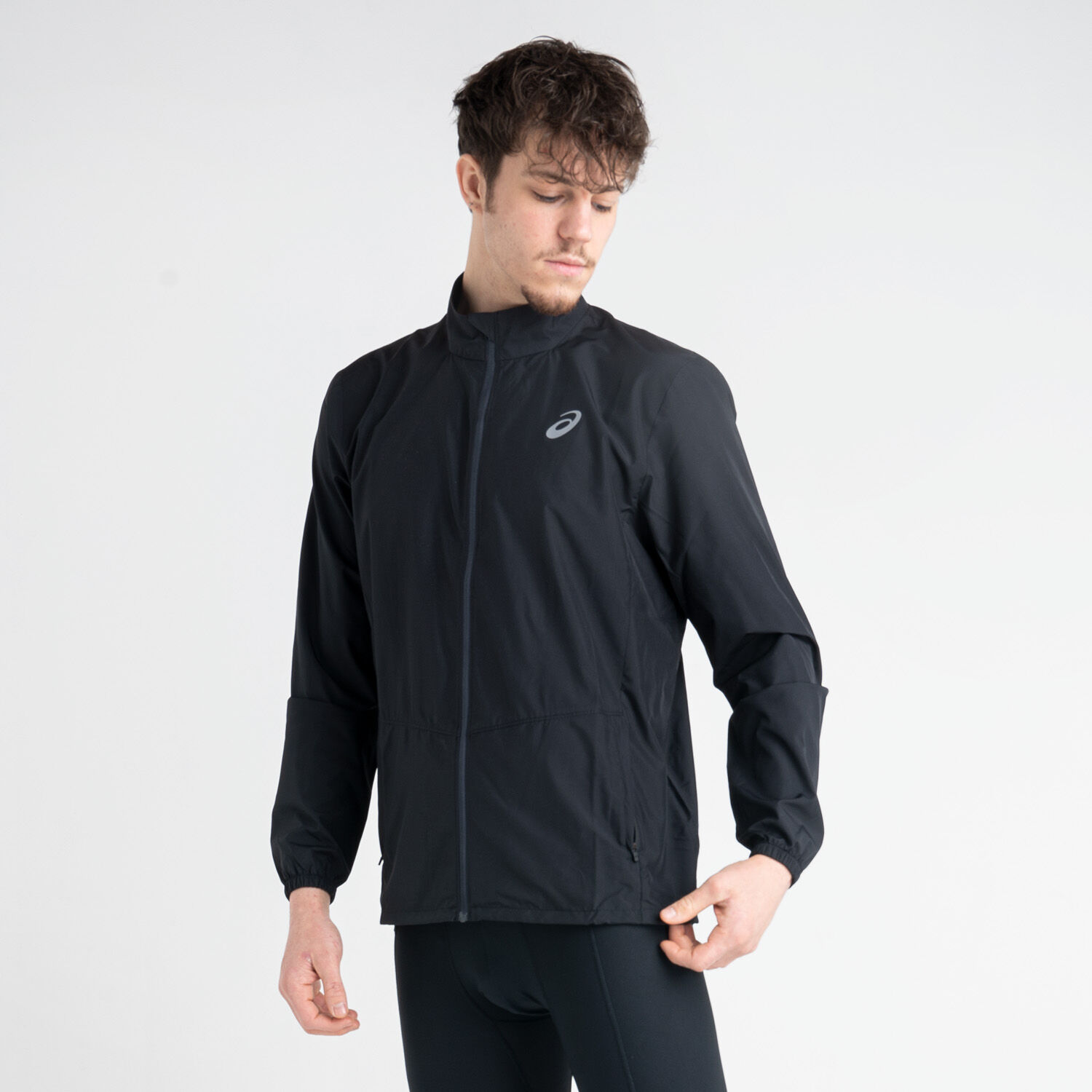 Giubbino asics nero new arrivals