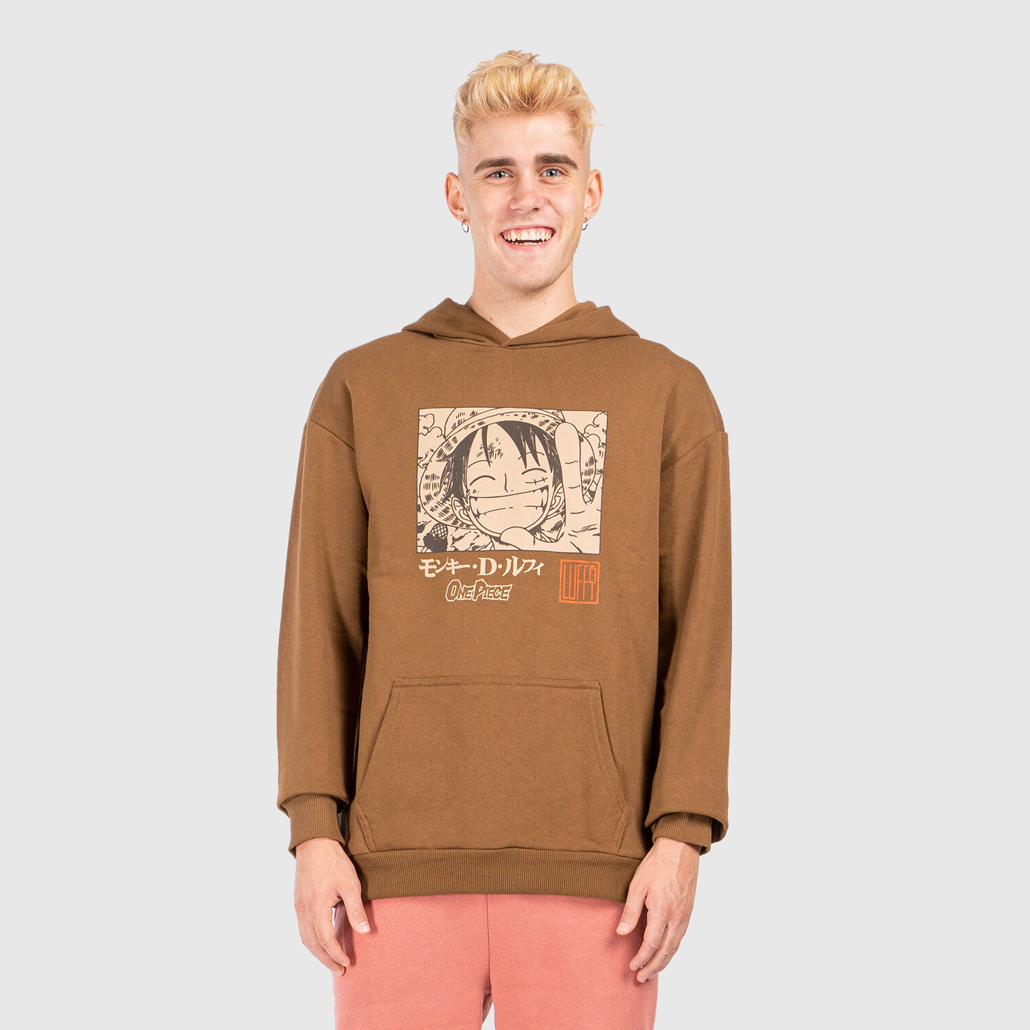 Felpa One Piece marrone e beige AW LAB