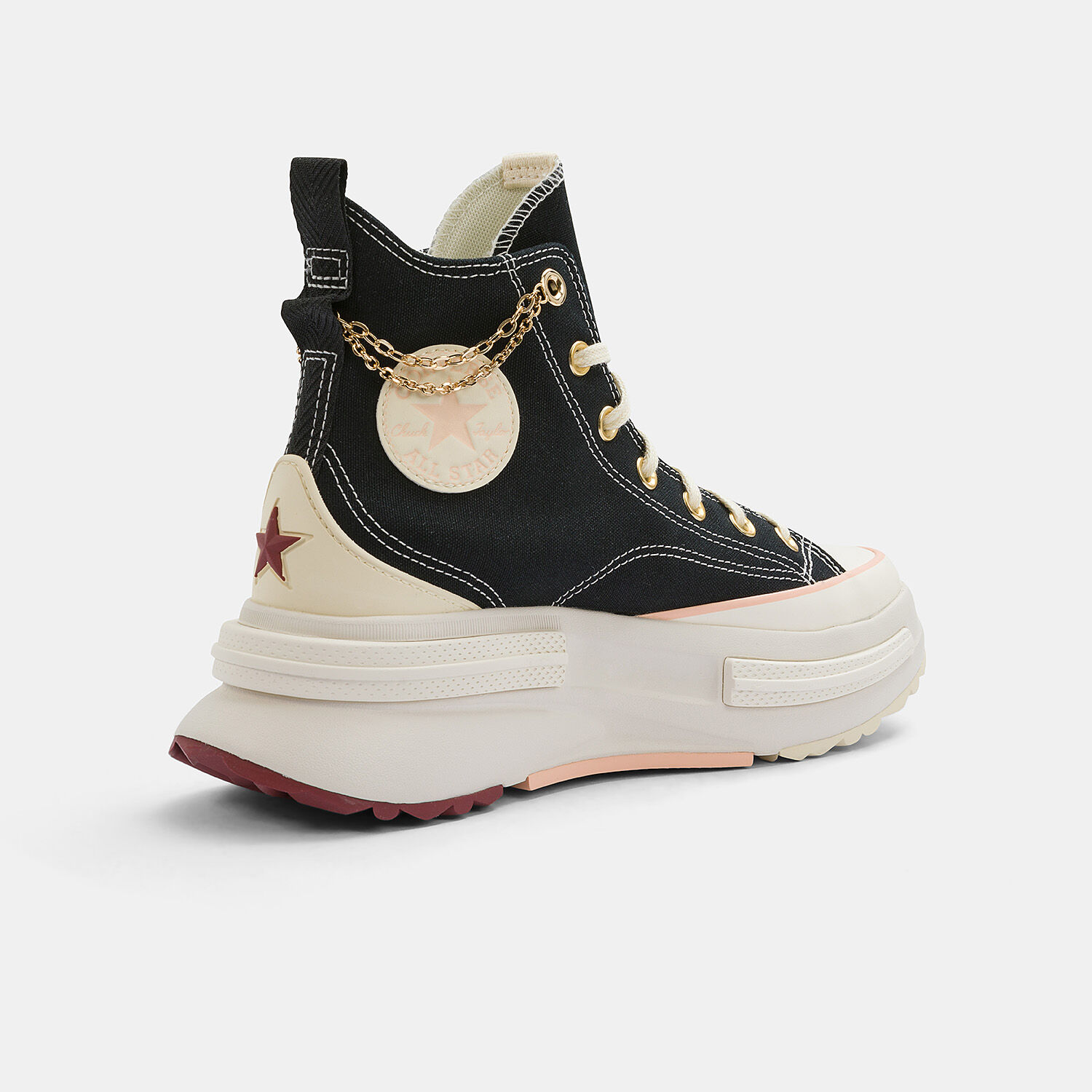 Converse top nere rialzate