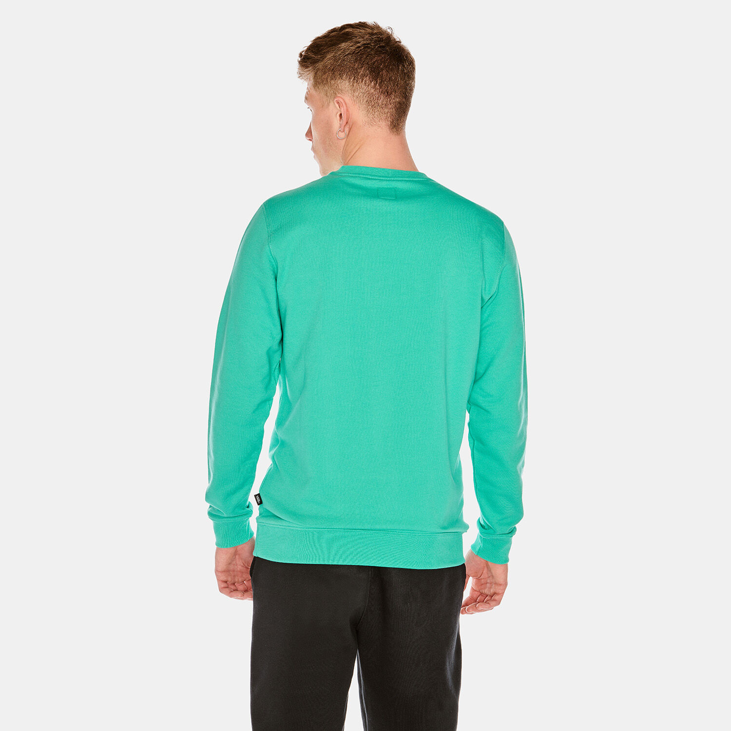 Felpa vans verde acqua new arrivals