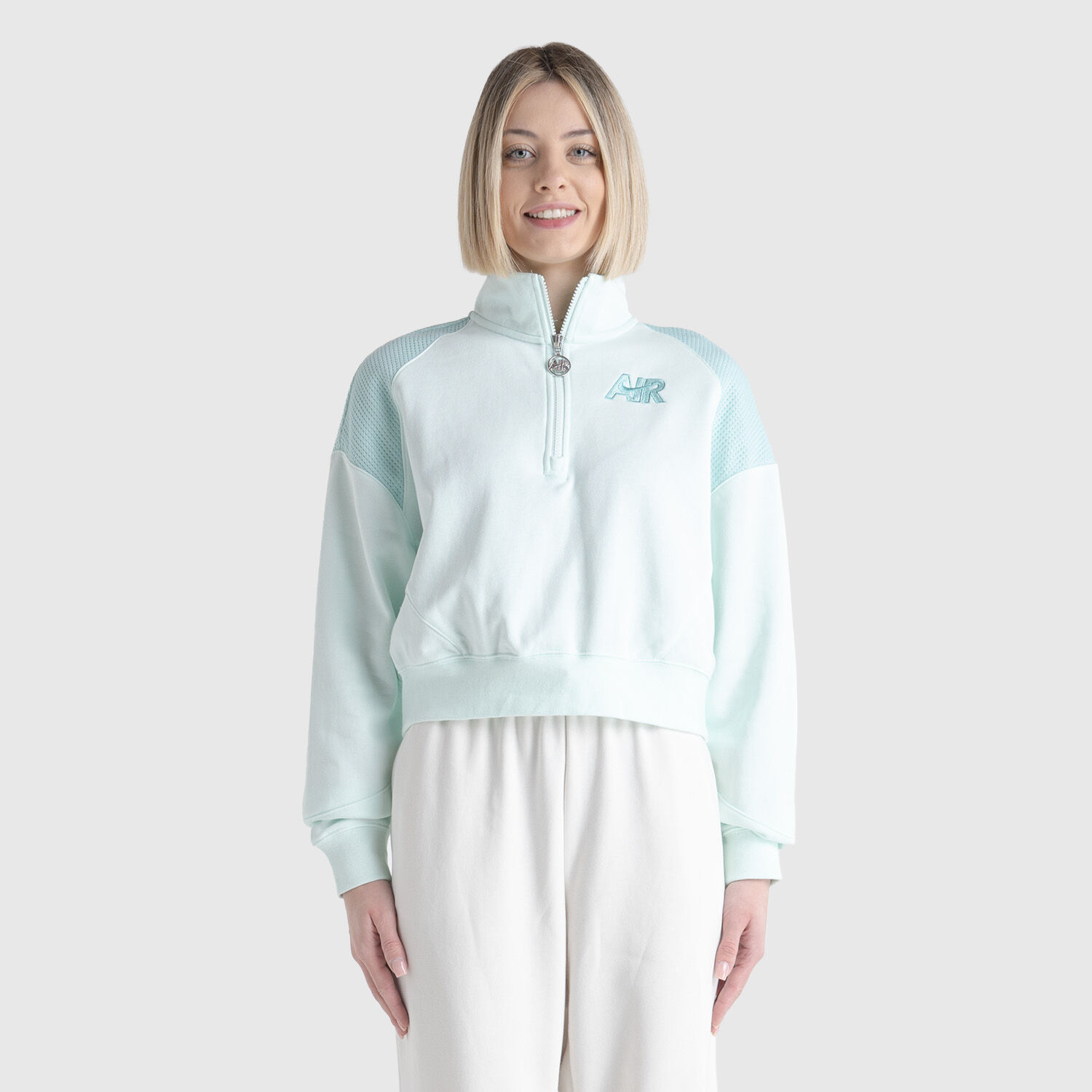 Felpa Nike Sportswear Air Quarter Zip azzurro AW LAB