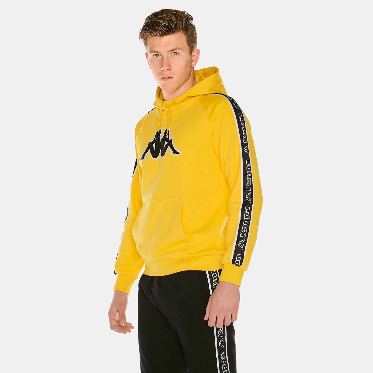 Felpa shop gialla kappa