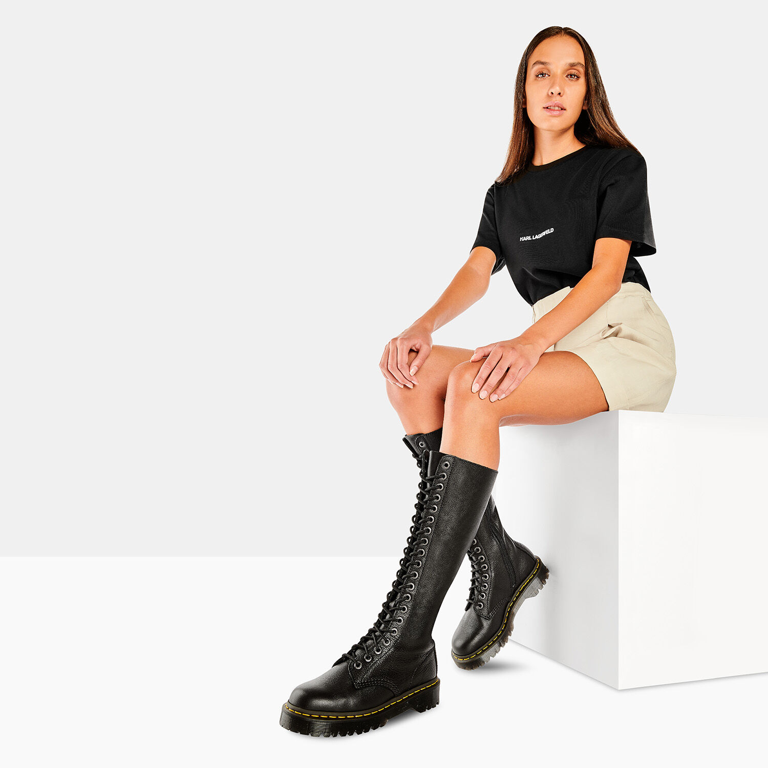 Dottor martens stivali alti store
