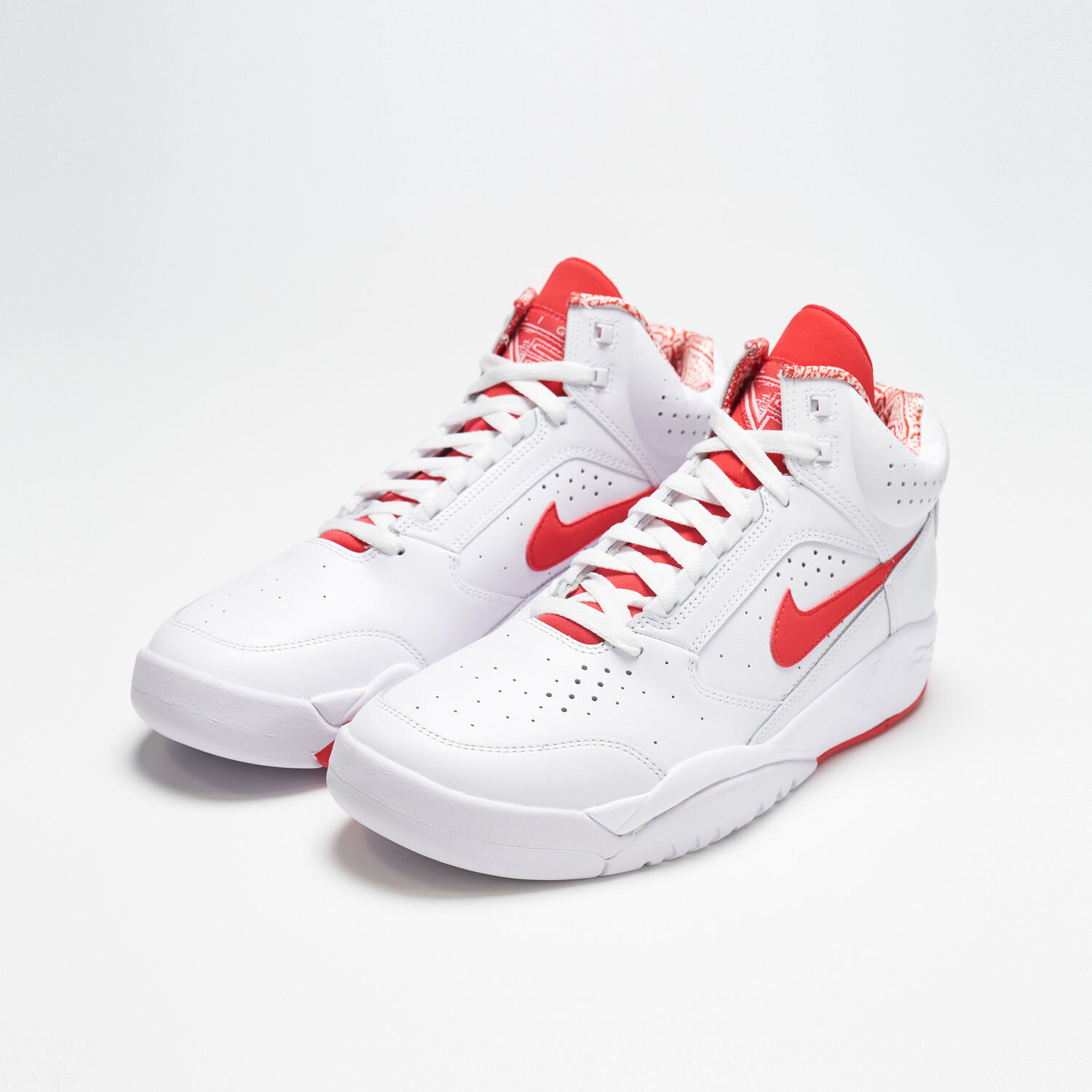 Nike Air Flight Lite Mid bianche e rosse AW LAB