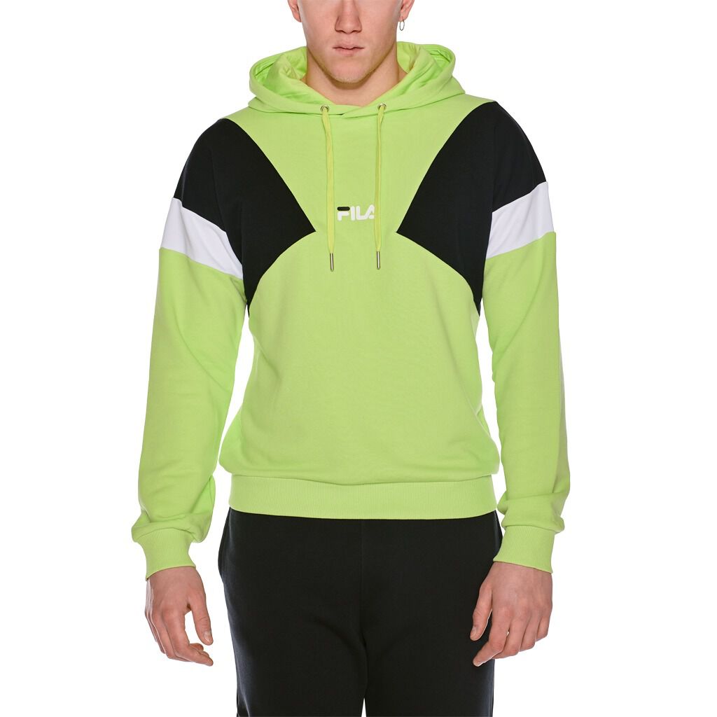 FELPA FILA BADE verde nero e bianco AW LAB