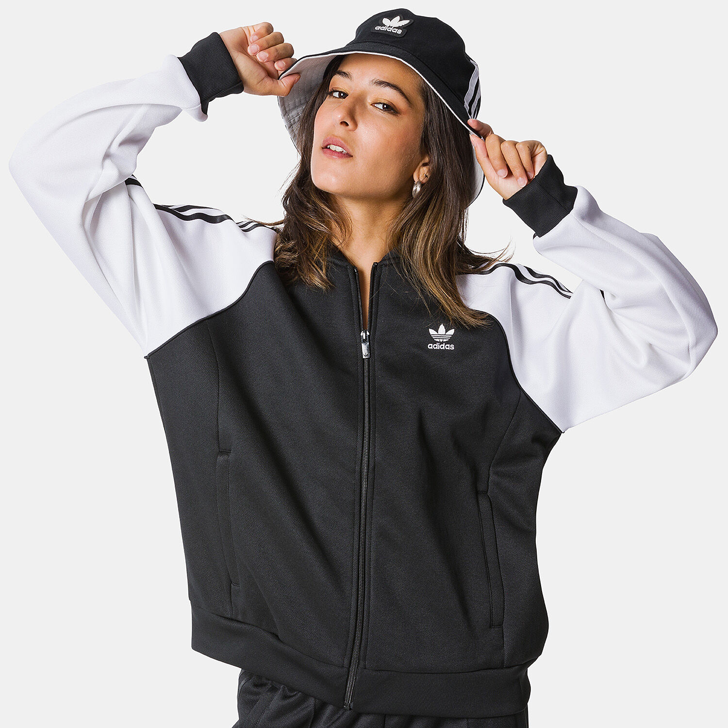 Felpa fila bianca strisce online nere