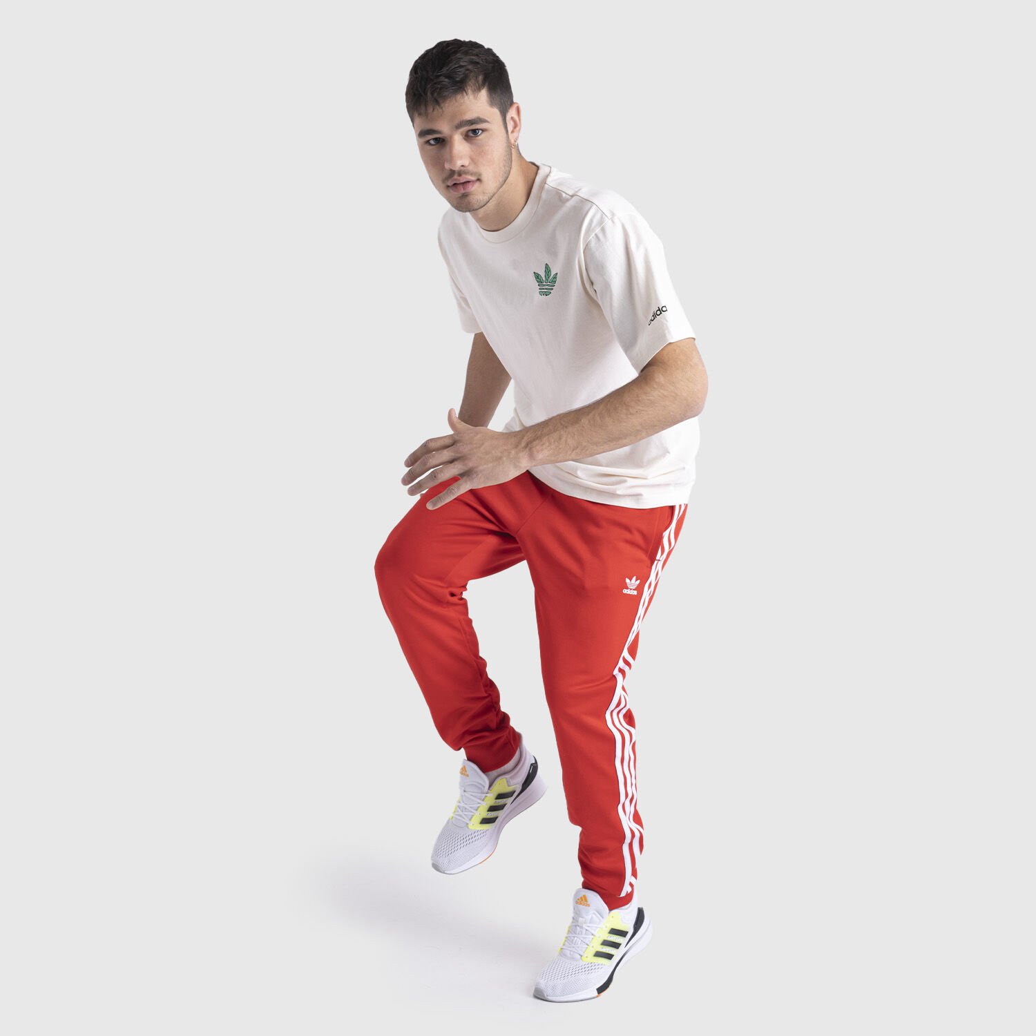 Pantaloni discount rossi adidas