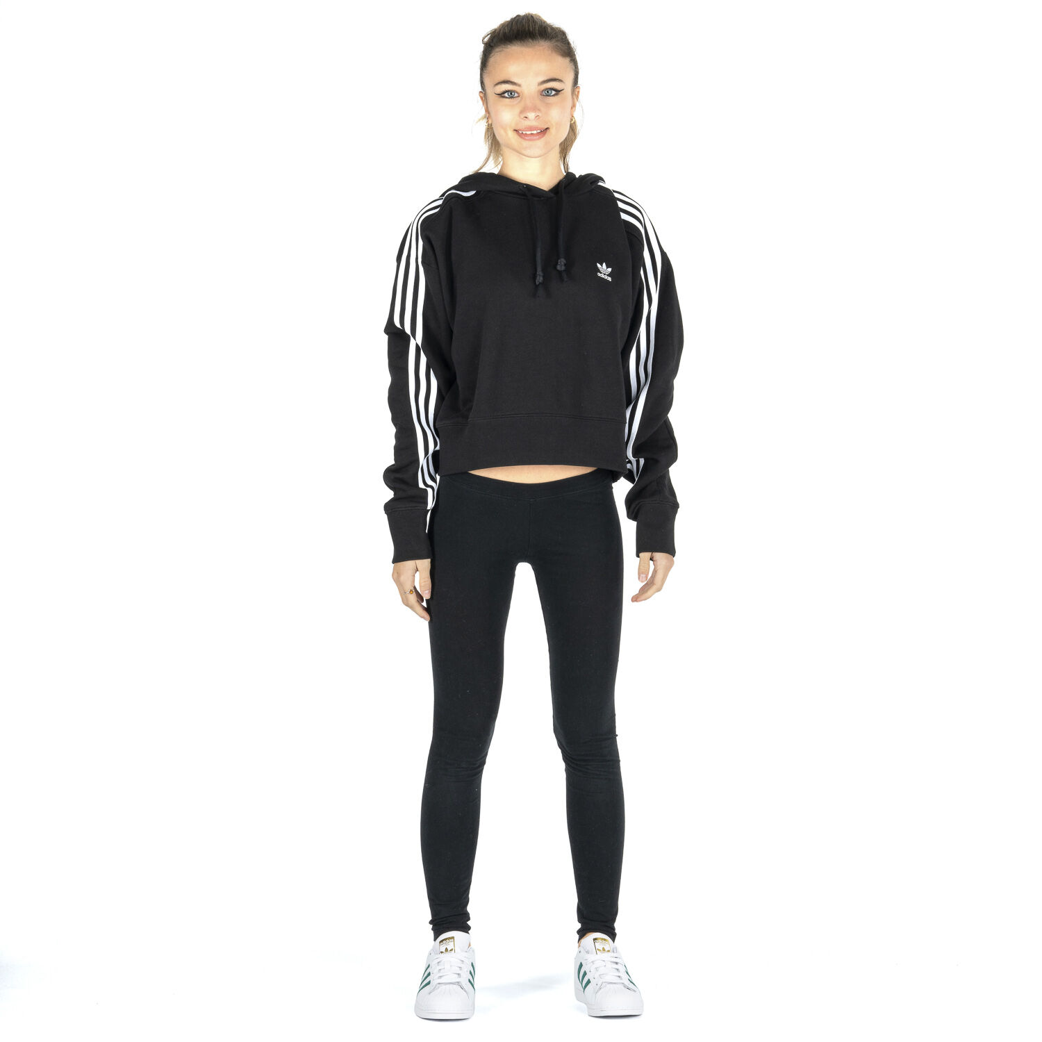 Felpa adidas clearance nera zalando
