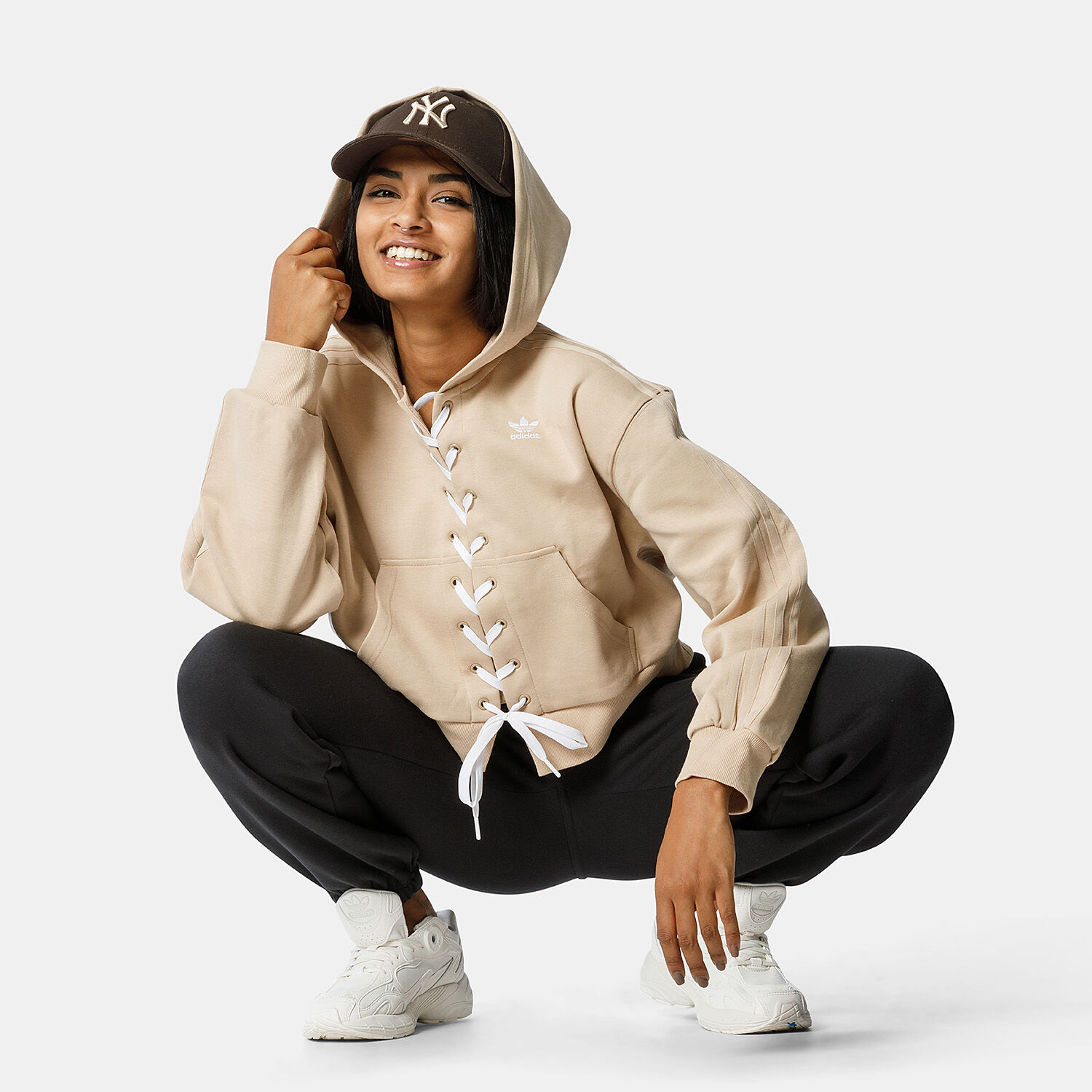 Outfit felpa adidas deals