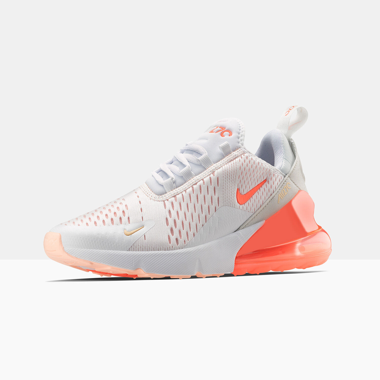 Nike 270 bianche sales e arancioni