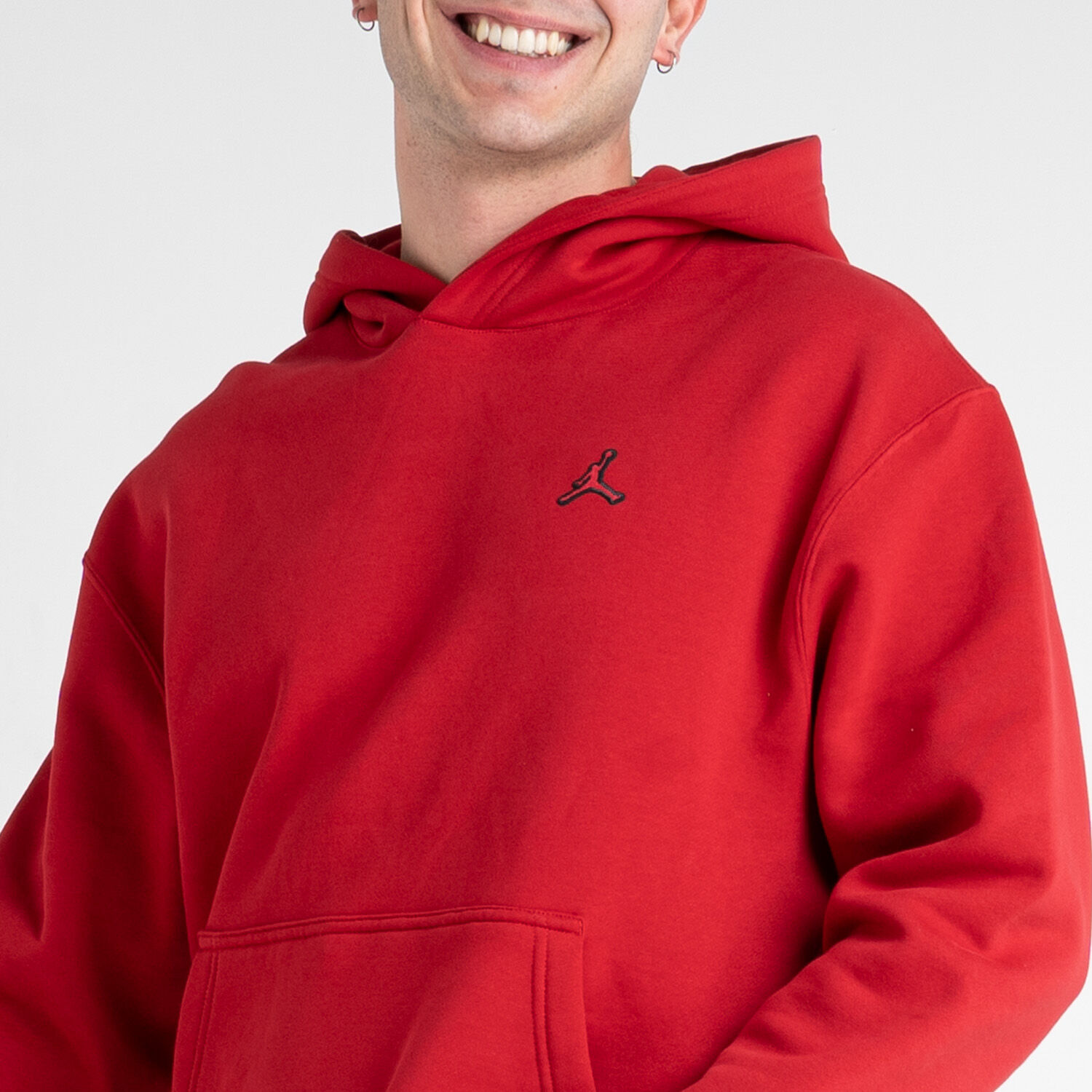 Felpa Jordan Essentials rossa e nera AW LAB