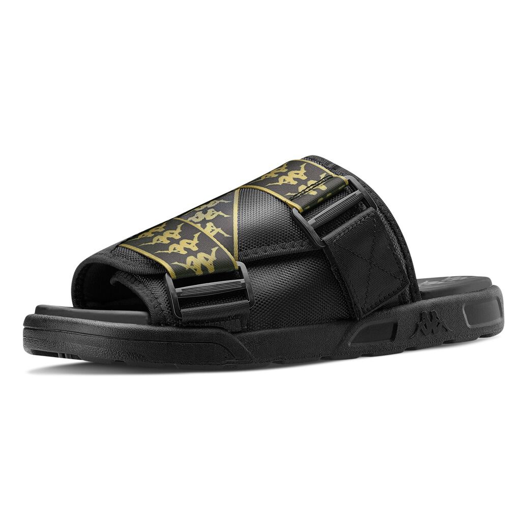 CIABATTE KAPPA MITEL Male Nero oro AW LAB