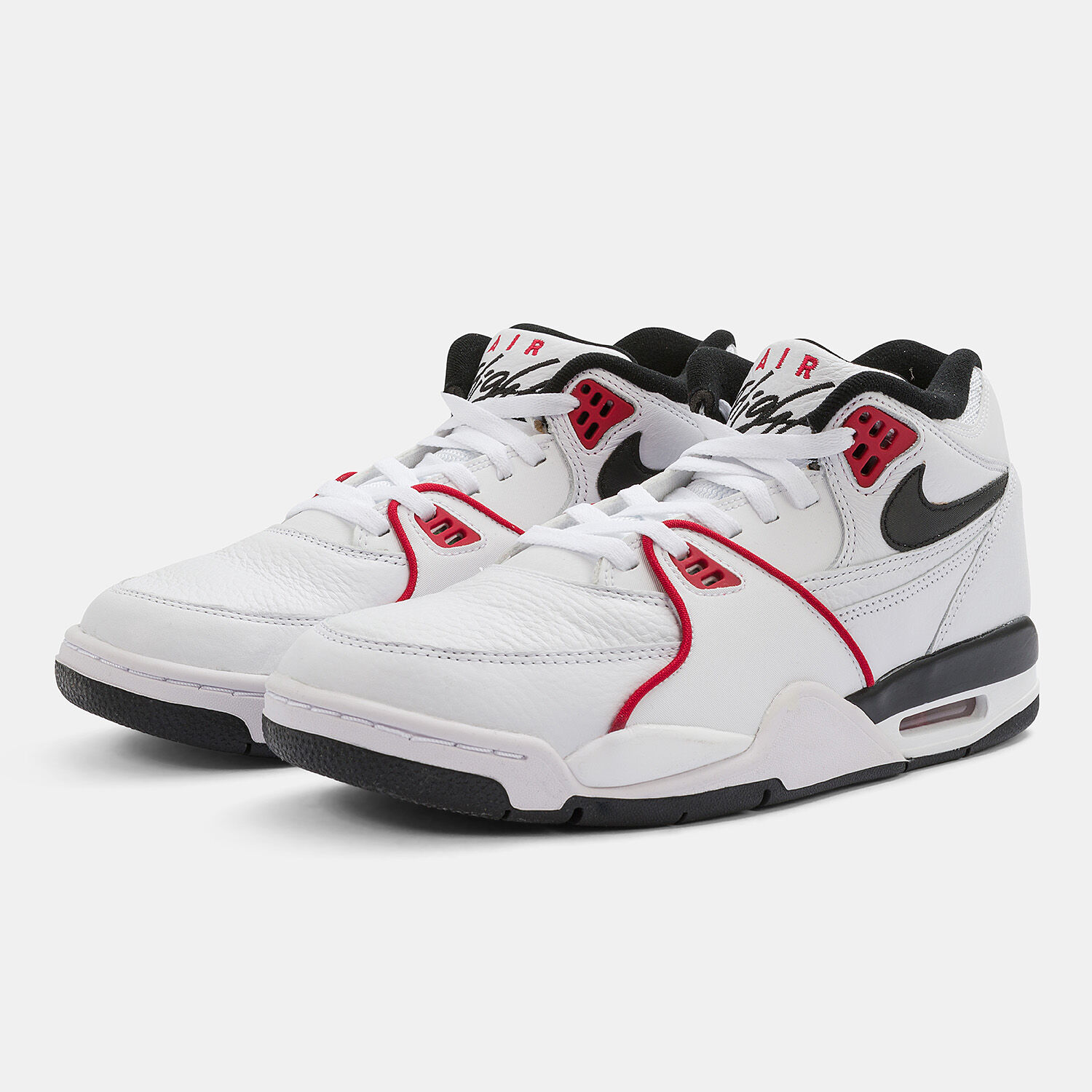 Nike bianche rosse e nere top