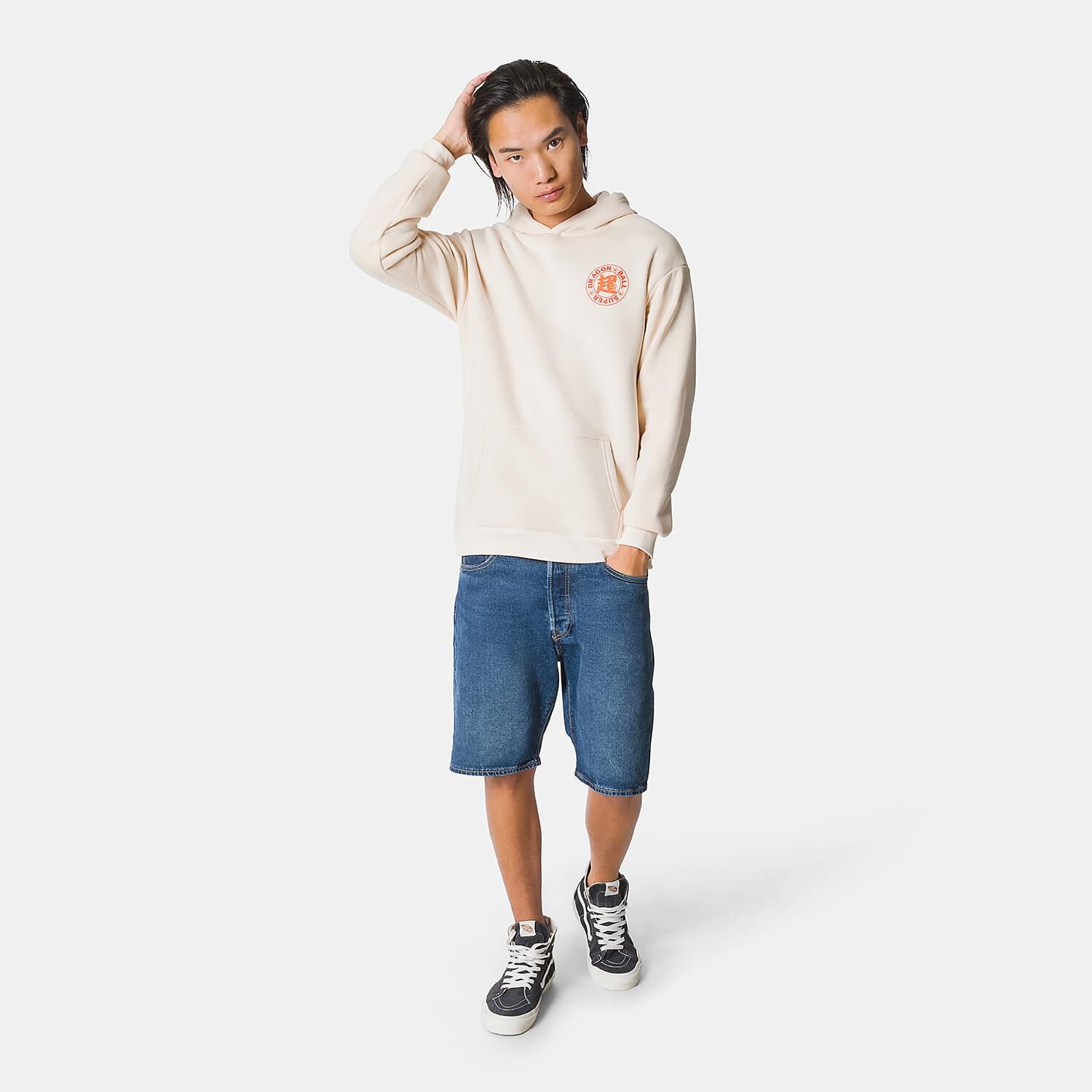 Felpa Dragon Ball beige e multicolor AW LAB