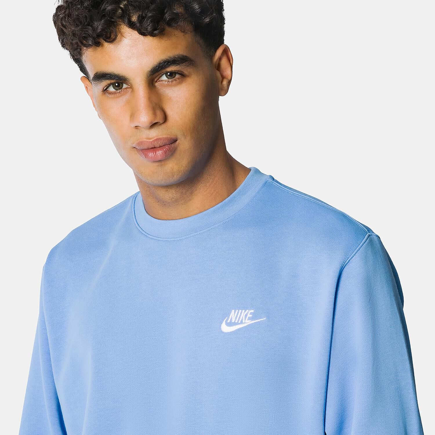 Felpa Nike Sportswear Club celeste AW LAB