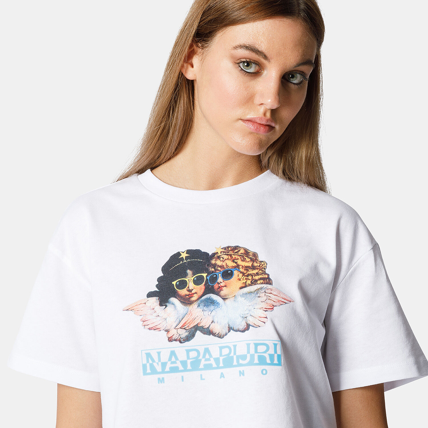 T shirt Napapijri x Fiorucci multicolor AW LAB