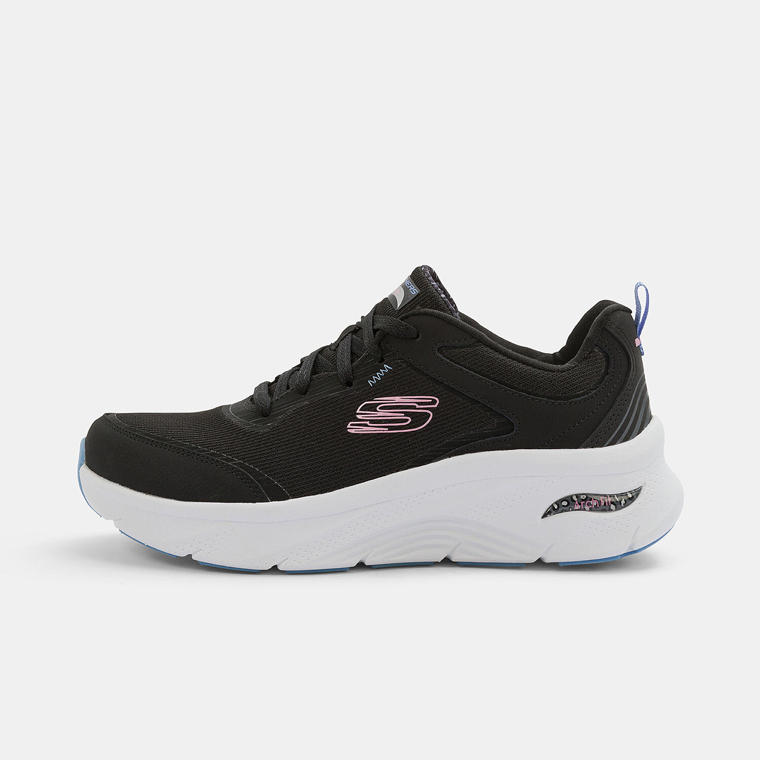 Skechers bianche e nere sales