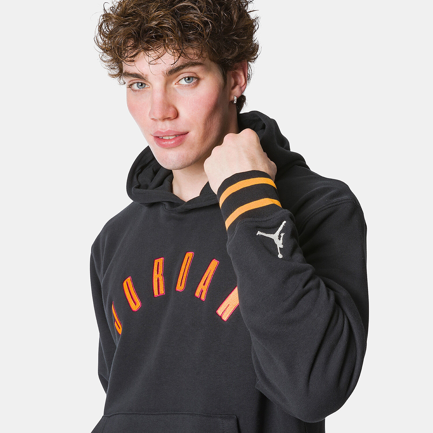 Felpa best sale jordan arancione