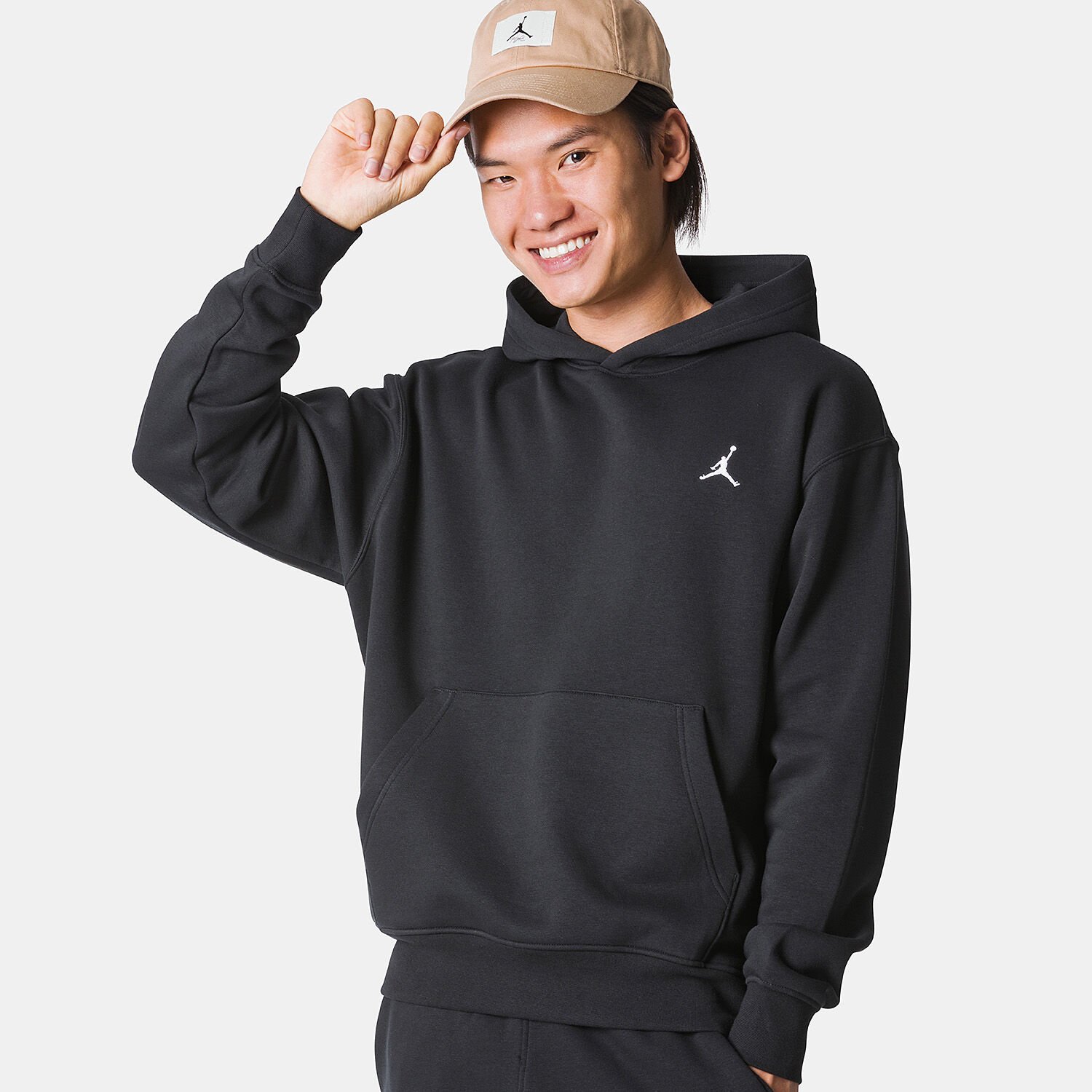Felpa Jordan Essentials nera AW LAB