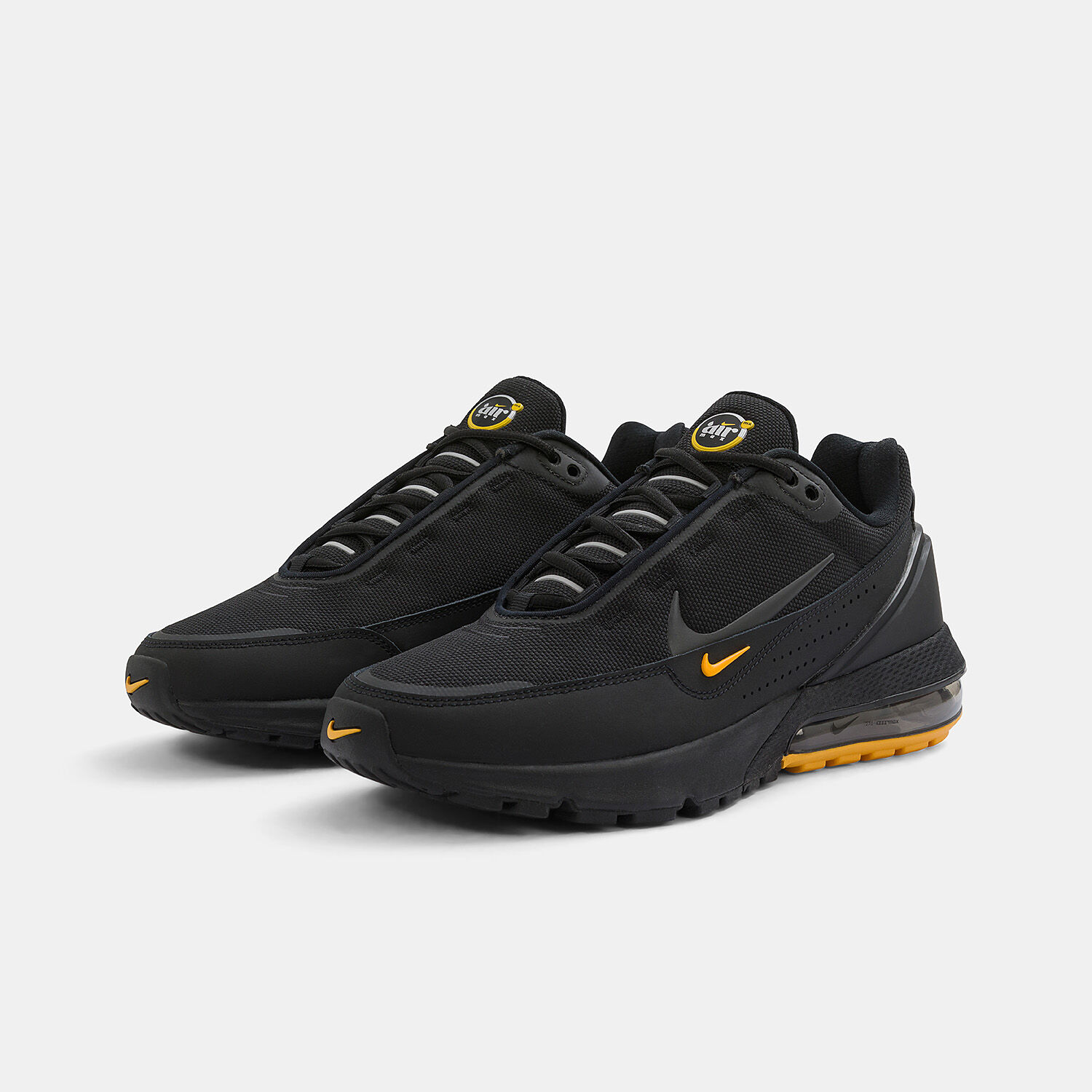 Nike air max yellow black sale