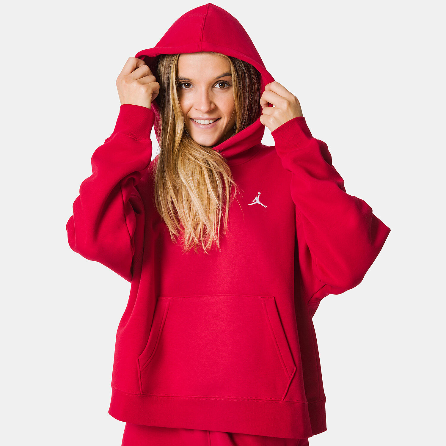 Felpa jordan rossa hot sale