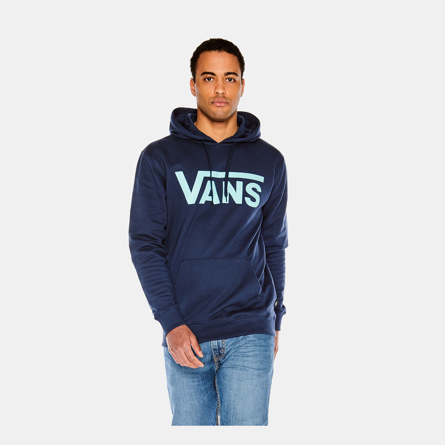Felpa blu vans store