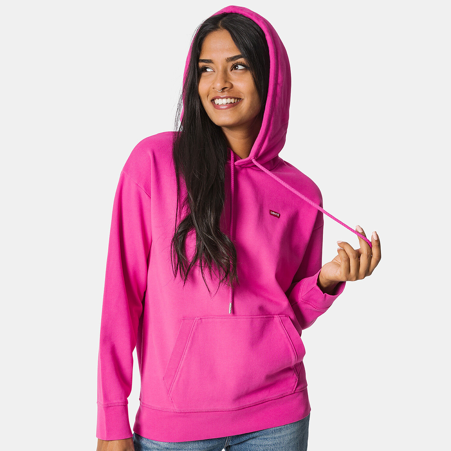 Felpa levi's rosa hotsell uomo