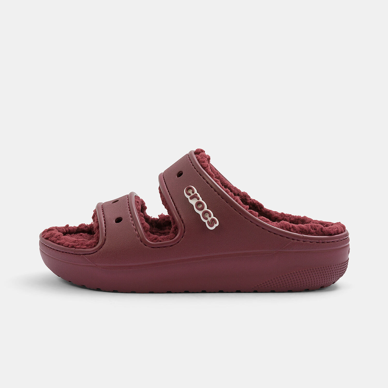 Crocs Classic Cozzzy Sandal rosse HERE
