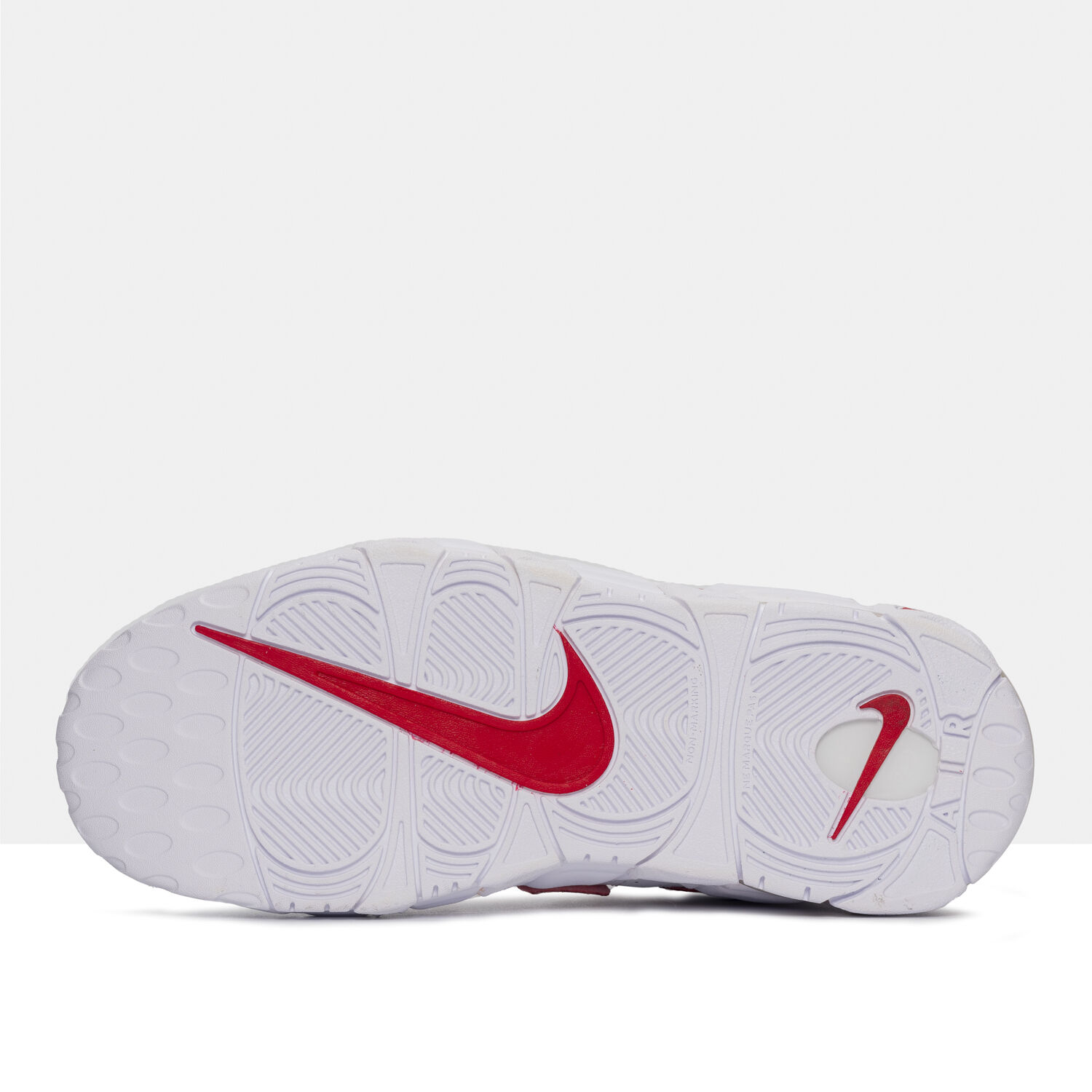 Nike Air More Uptempo GS bianche e rosse AW LAB