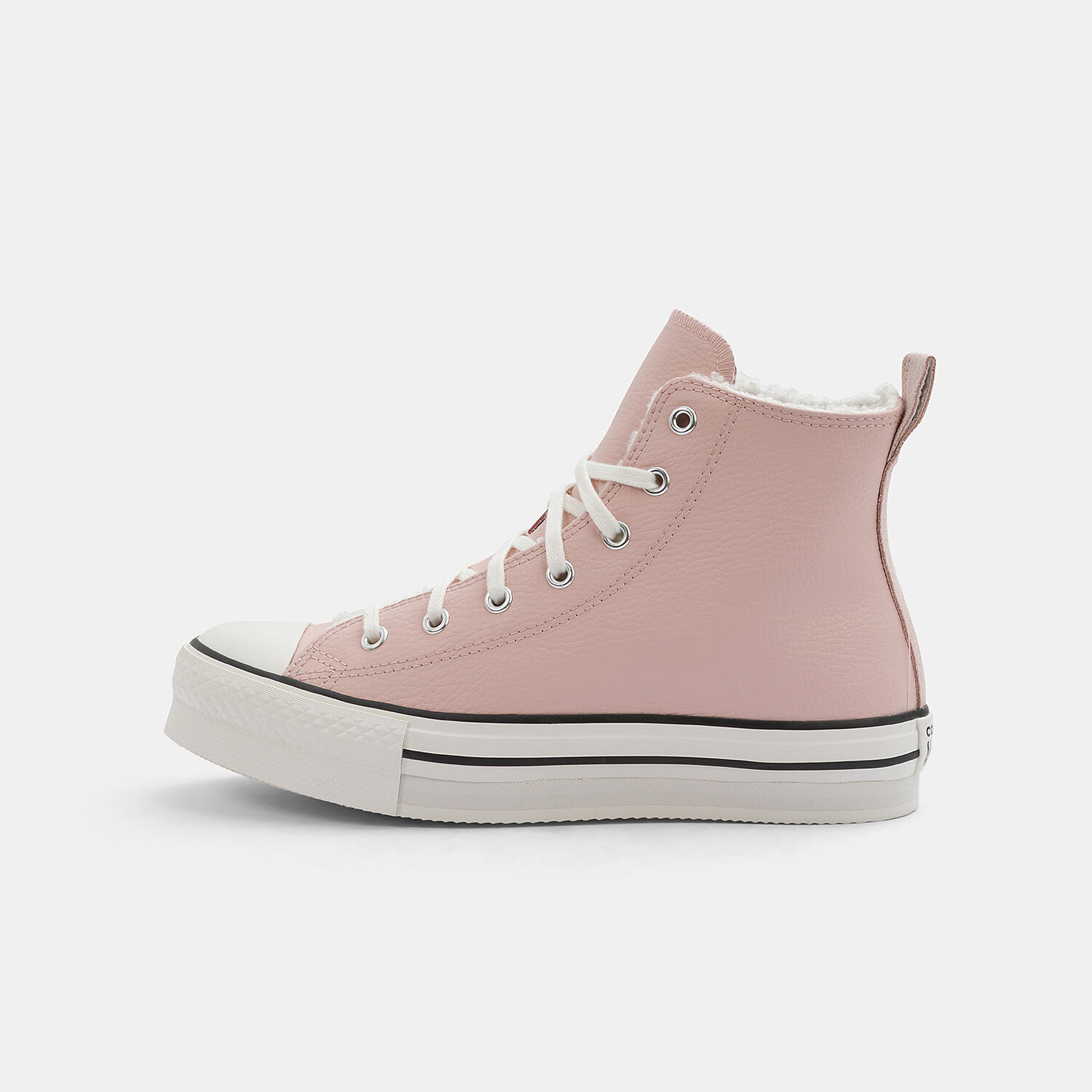 Converse bianche online e rosa