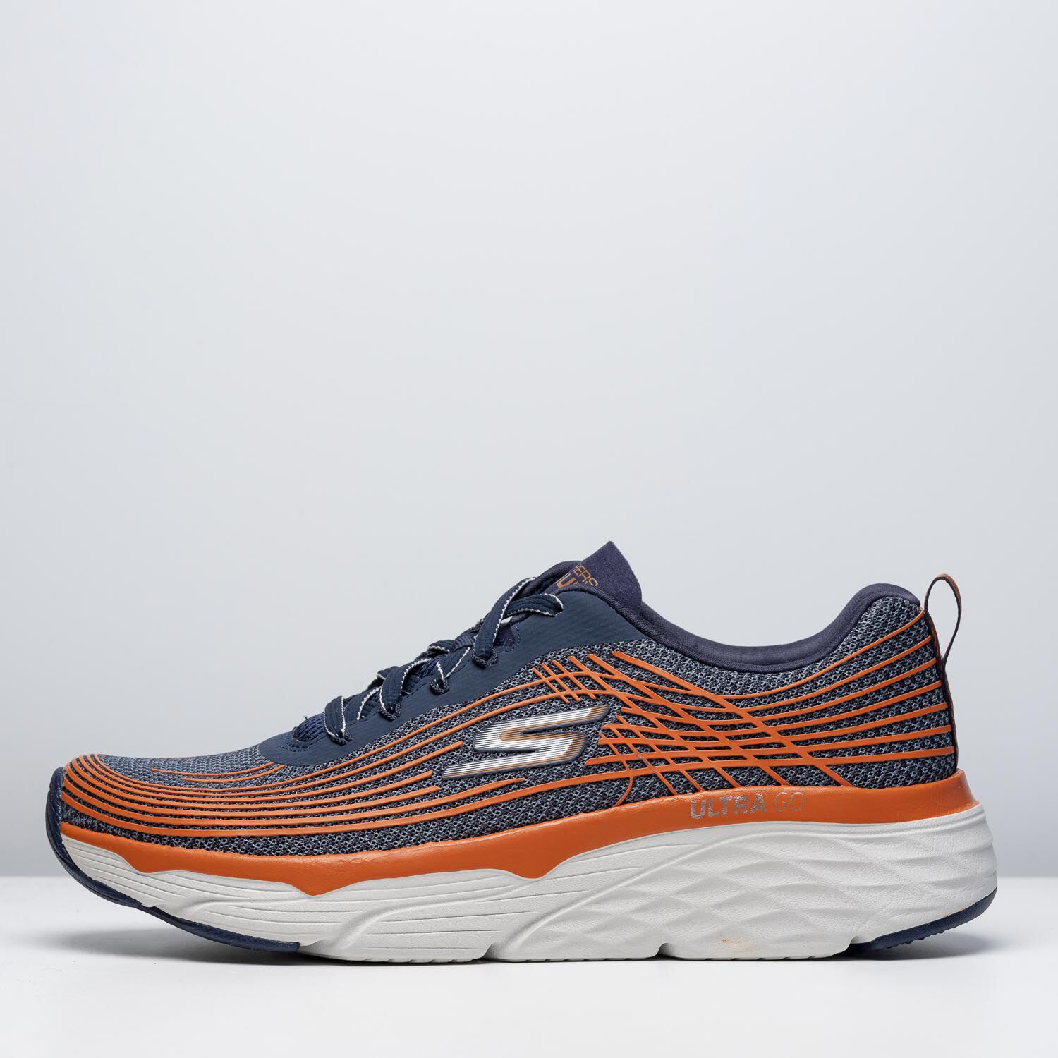 SKECHERS MAX CUSHIONING ELITE BRILLIANT nere e arancioni AW LAB
