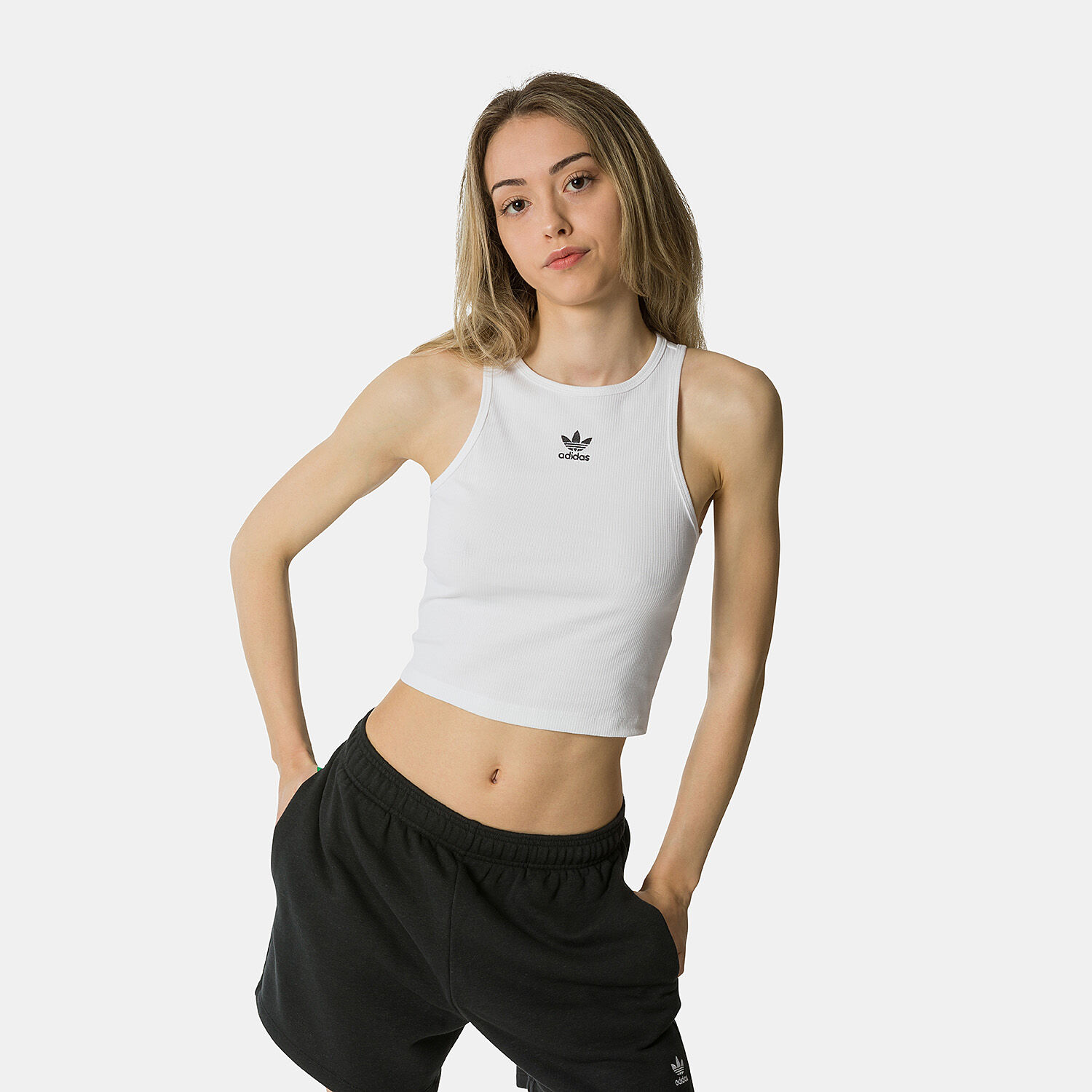 Canotta adidas bianca discount