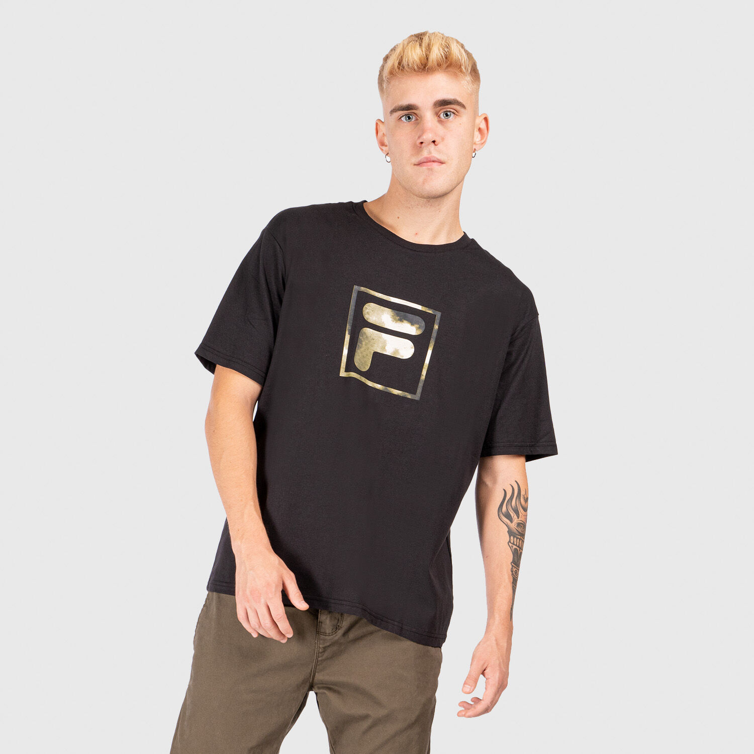 Maglietta fila nera on sale
