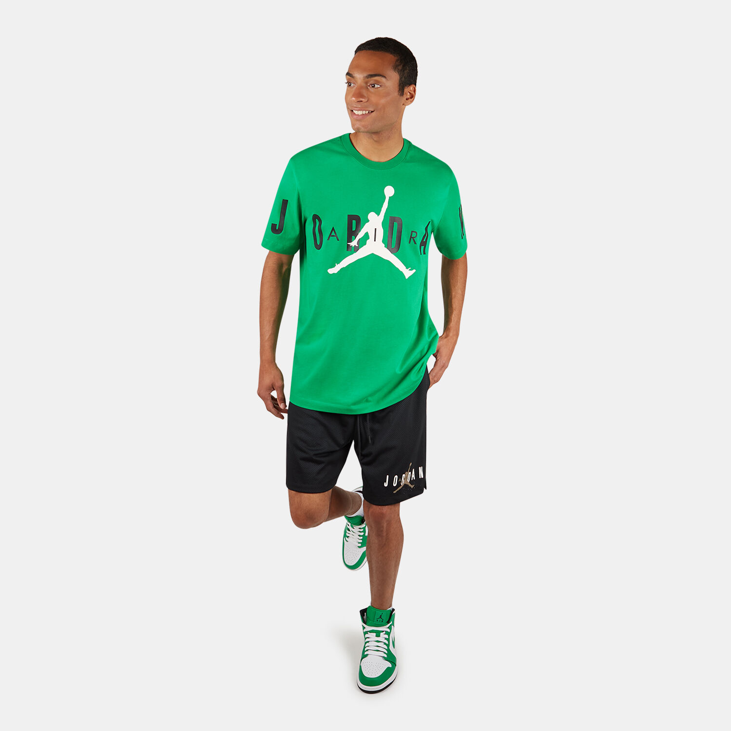 T shirt 2025 jordan uomo verde