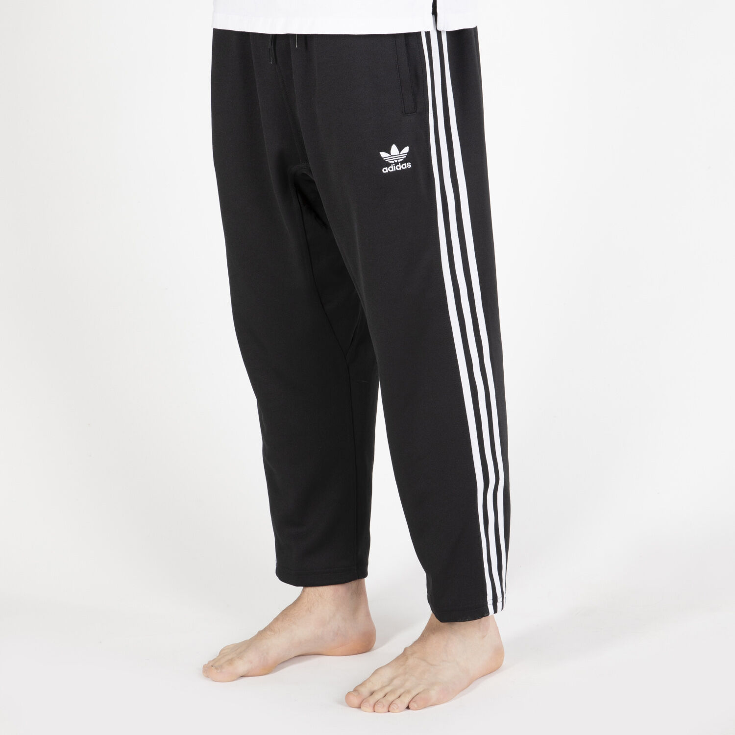 PANTALONI 7 8 ADIDAS ADICOLOR CLASSICS 3 STRIPES UOMO NERI AW LAB