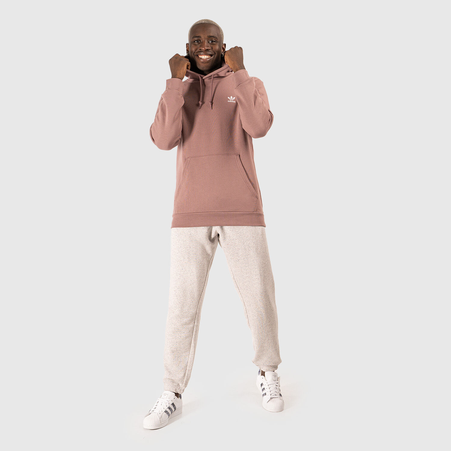 Felpa adidas Adicolor Essentials Trefoil marrone AW LAB