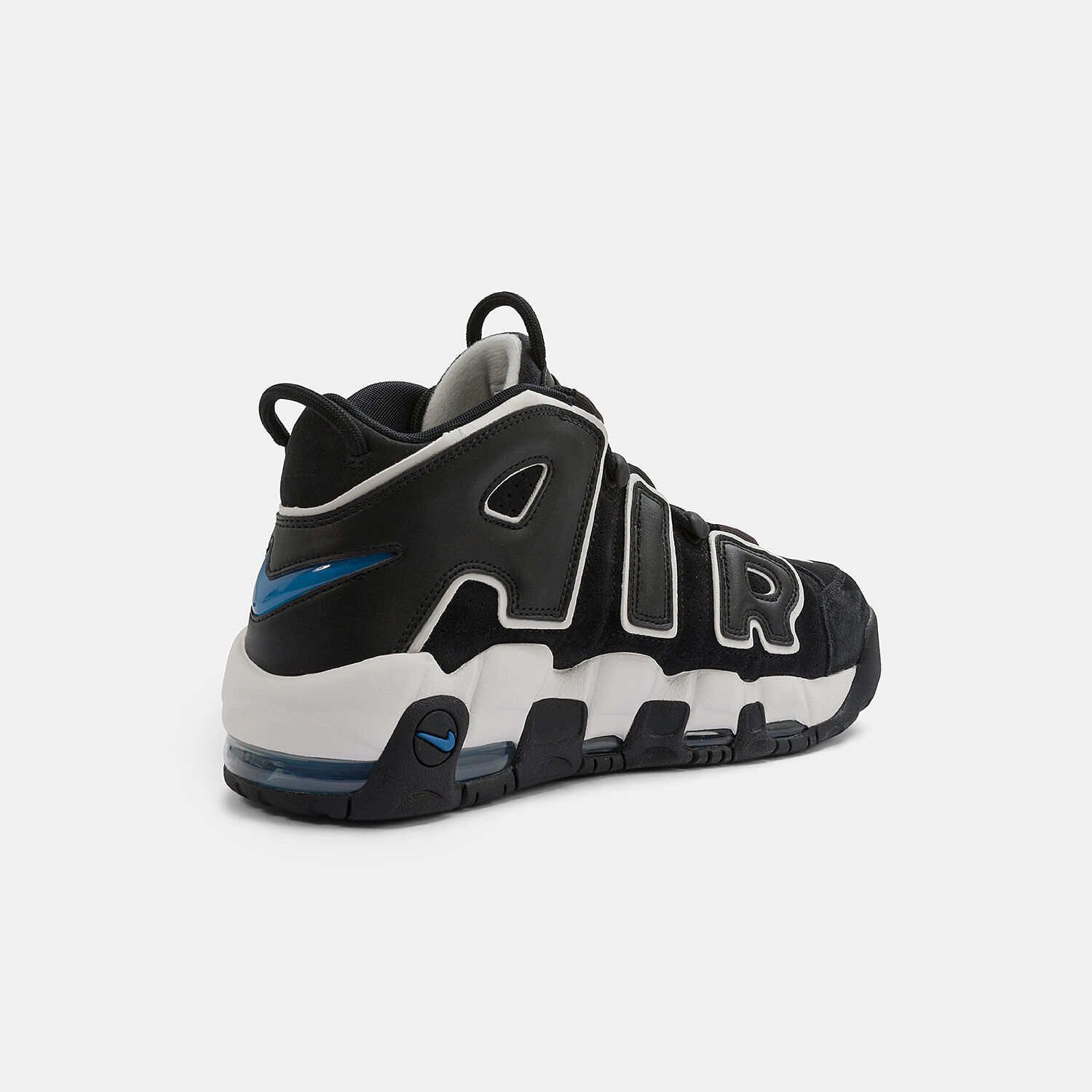 Nike Air More Uptempo 96 nere bianche e blu AW LAB