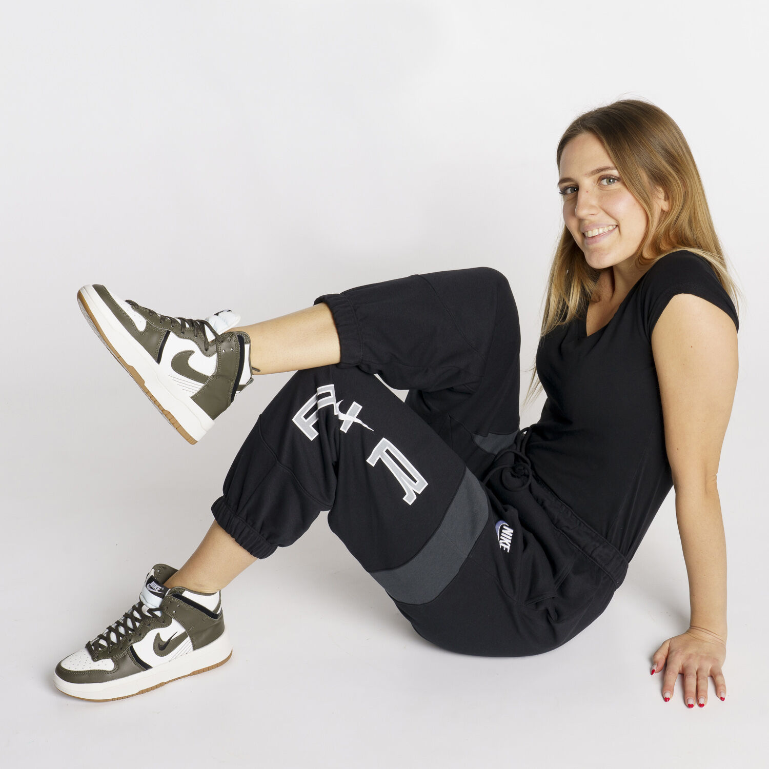 Nike dunk alte donna verde discount