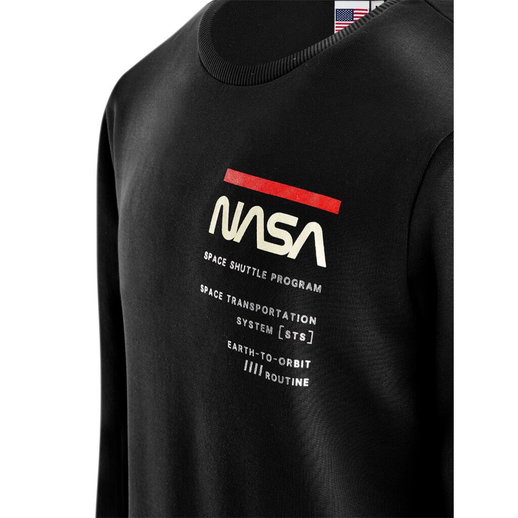 Felpa della nasa nera new arrivals