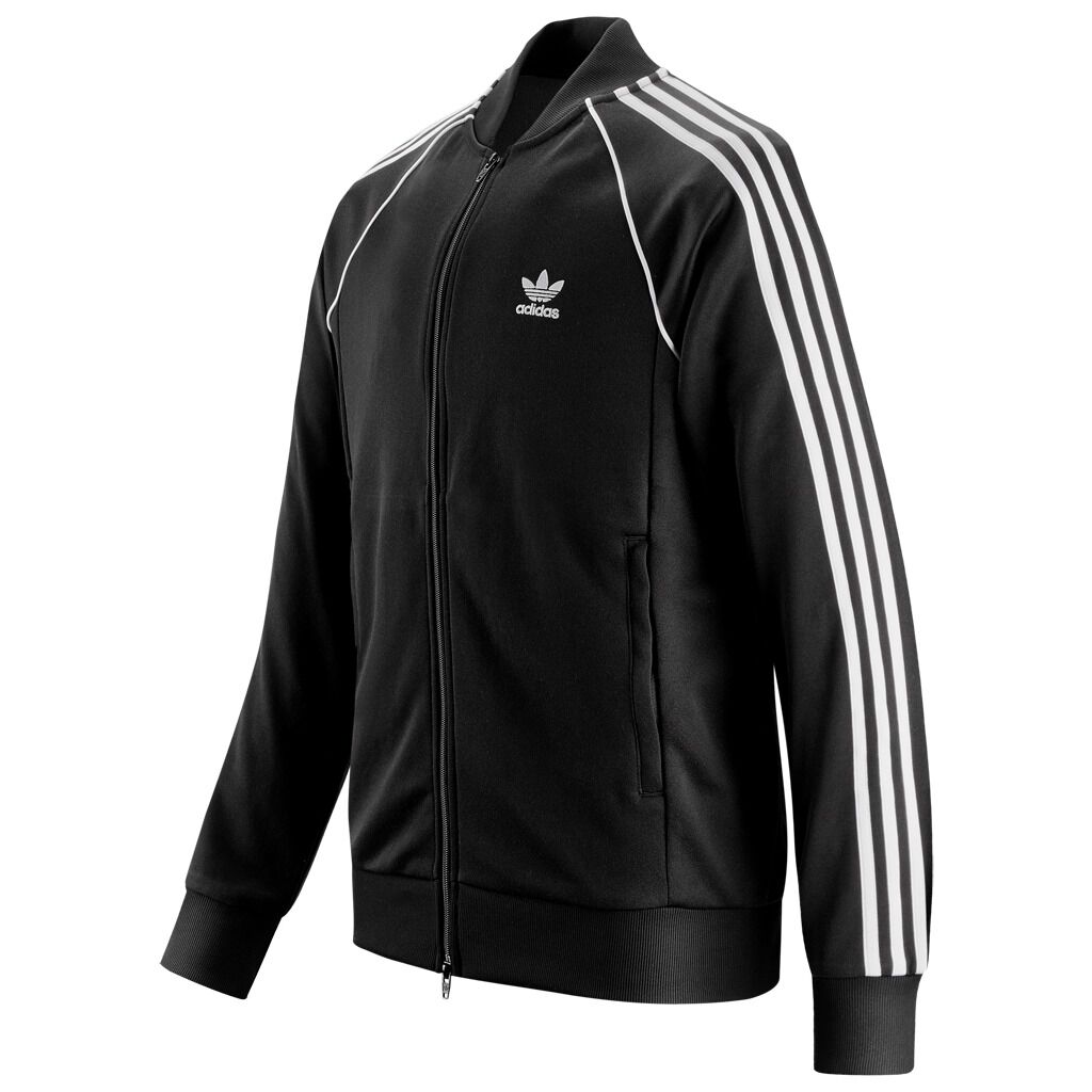 Felpa adidasTRACK JACKET SST nera AW LAB