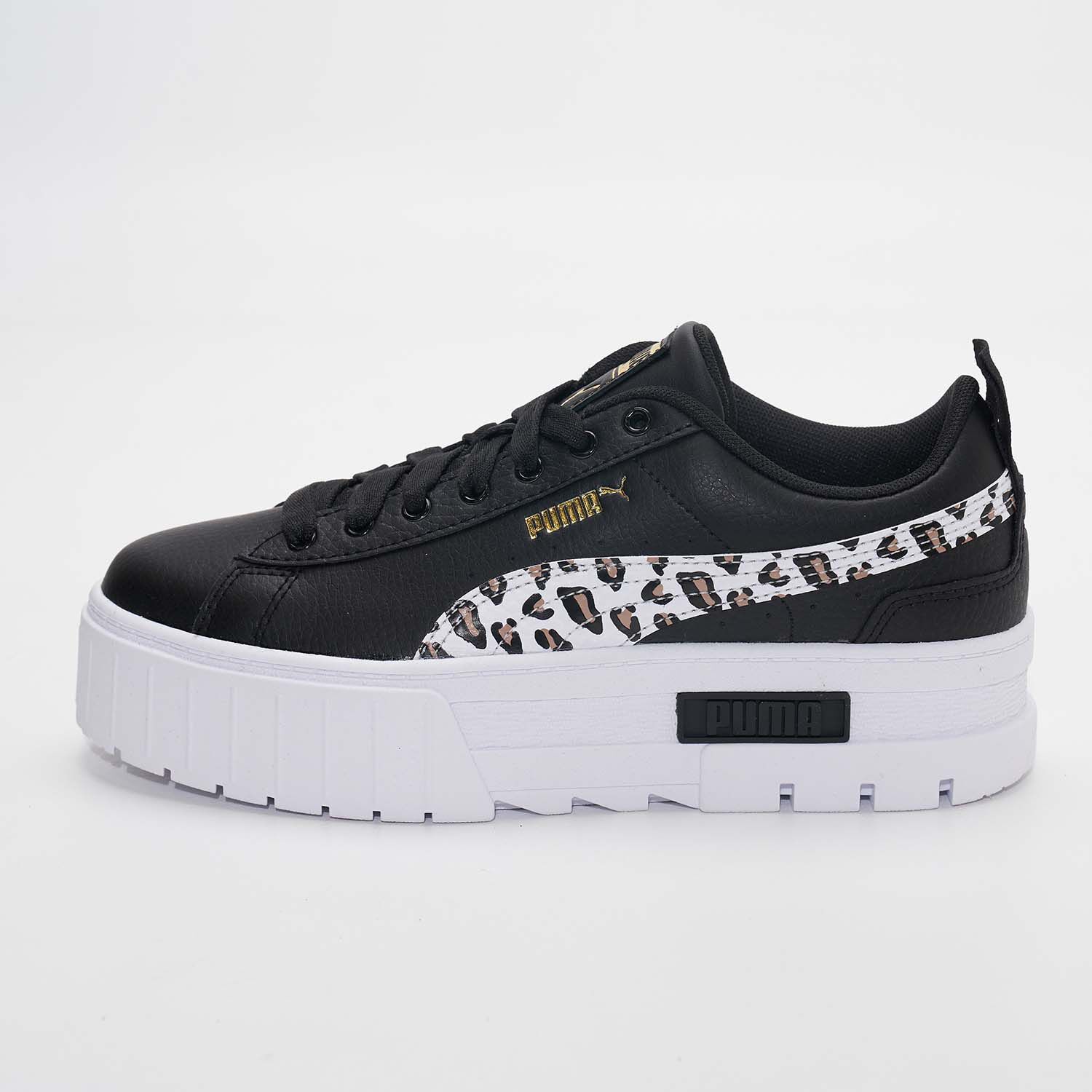 Puma platform bianche e nere shop