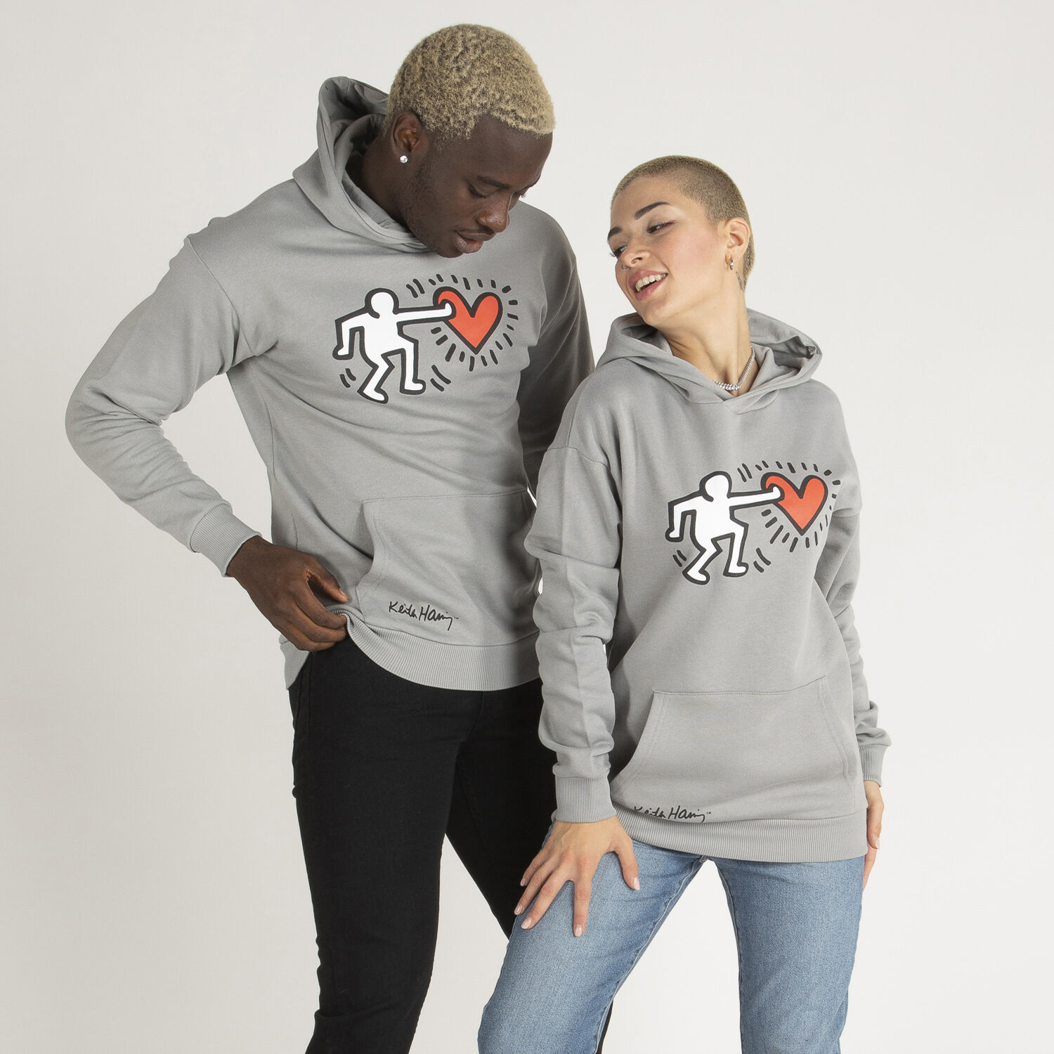 Felpa keith haring globo top