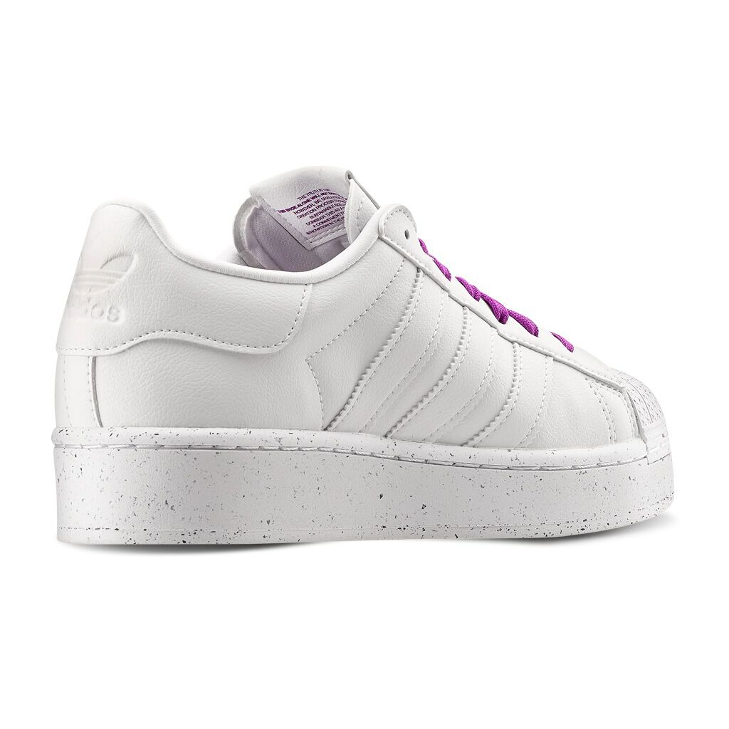 adidas Superstar Vegan bianche e fucsia AW LAB