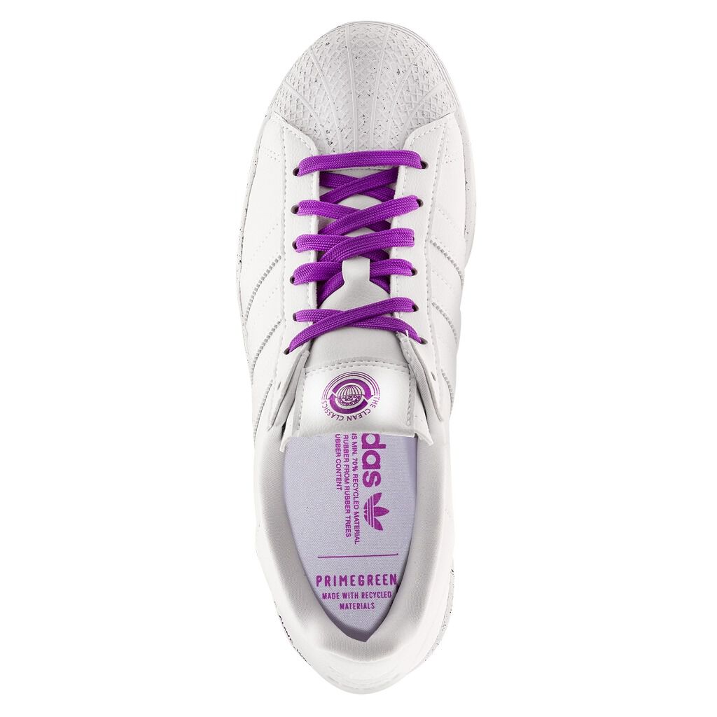 Superstar fucsia top e bianche