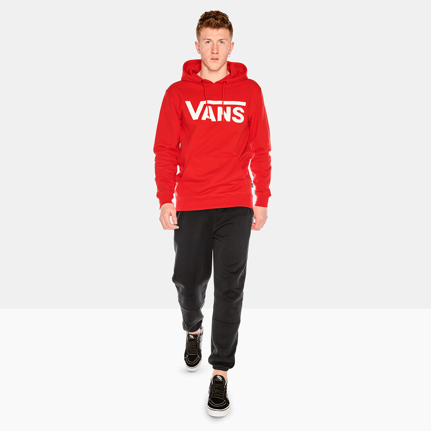 Felpa vans uomo store rosse