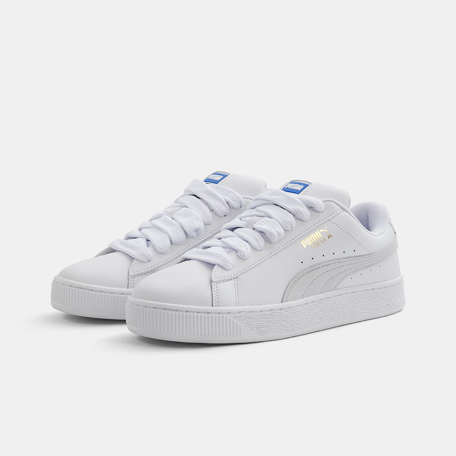 Puma Suede XL SMU bianche e grigie AW LAB