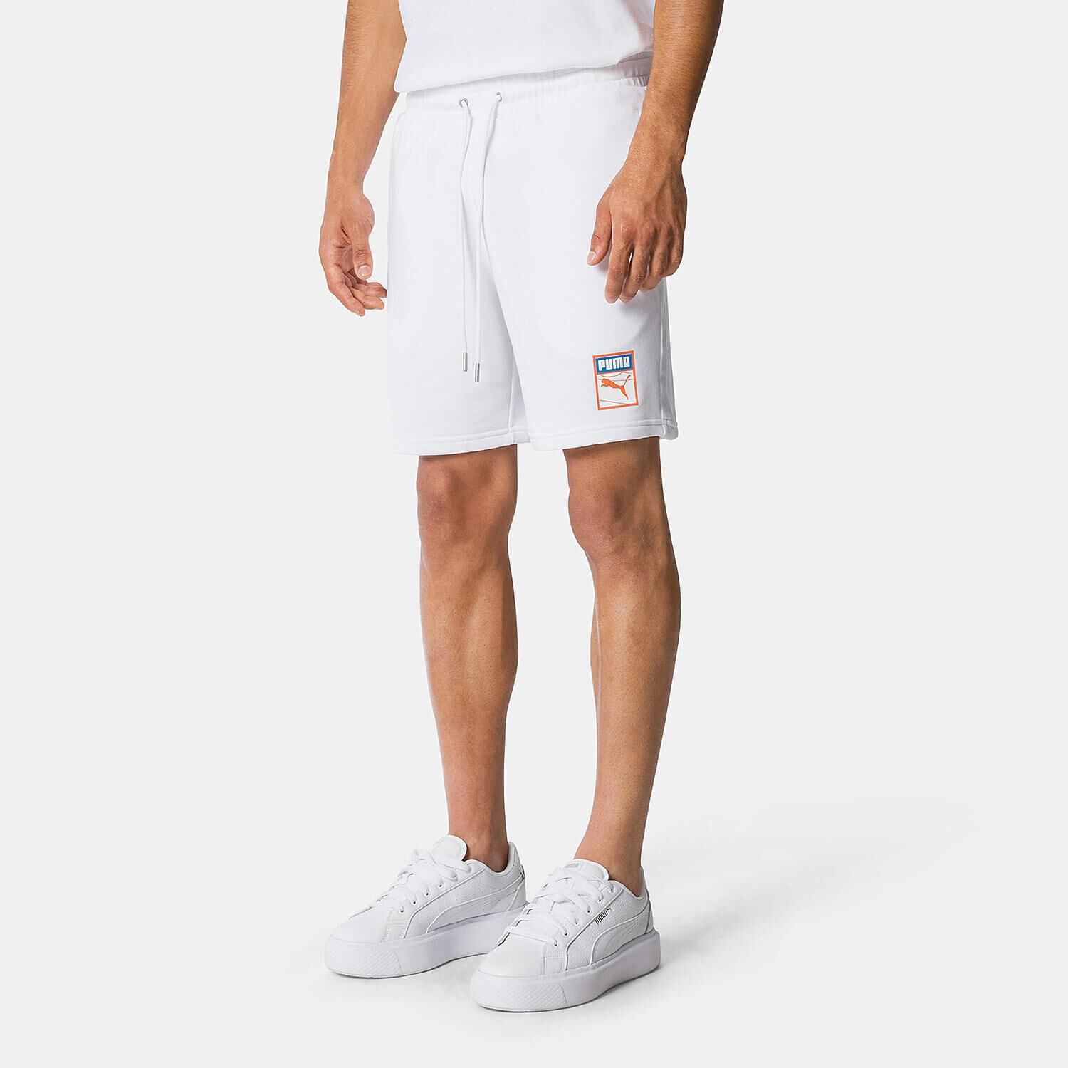 Pantaloncini puma bianchi on sale